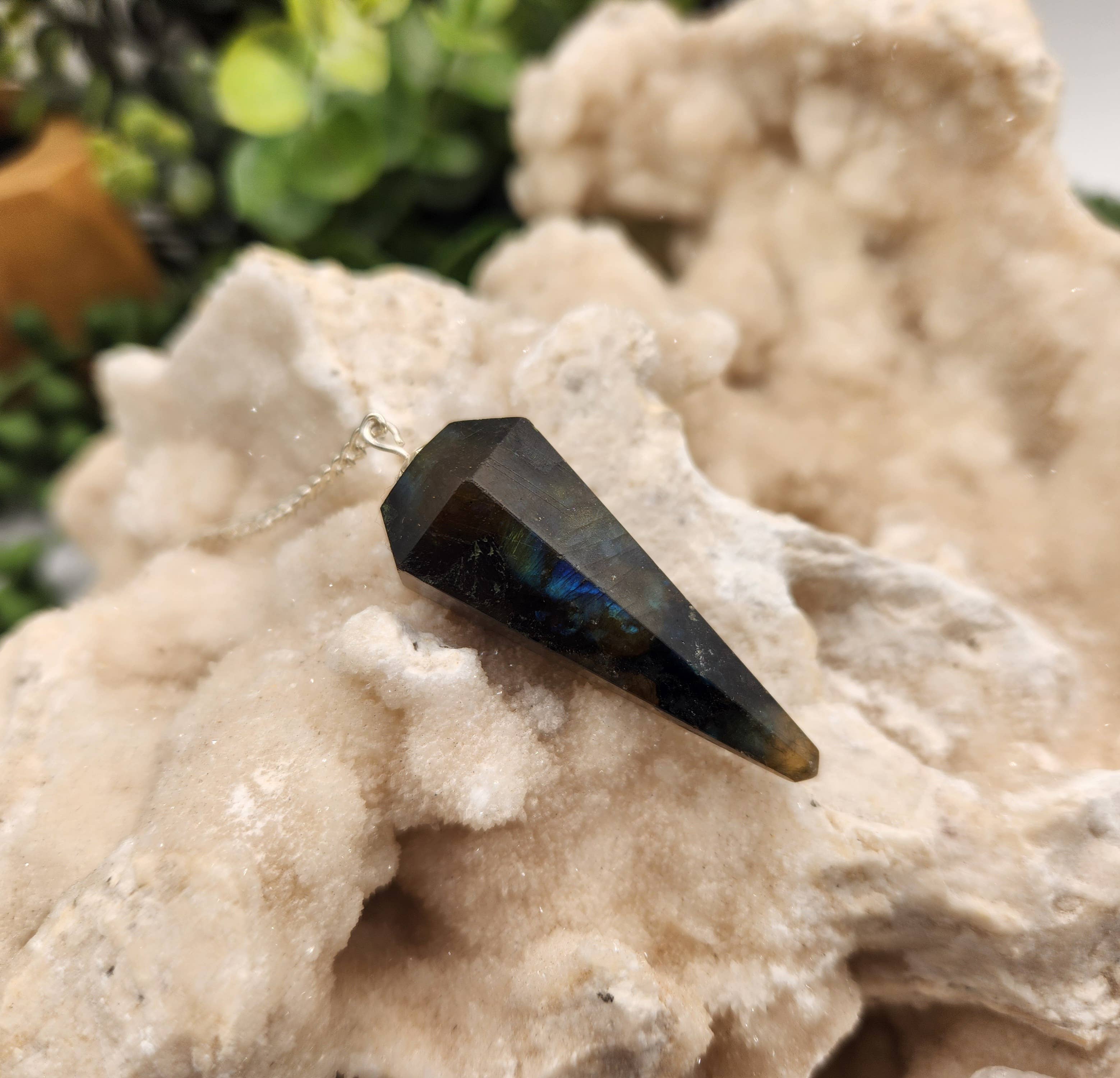 Labradorite Pendulum
