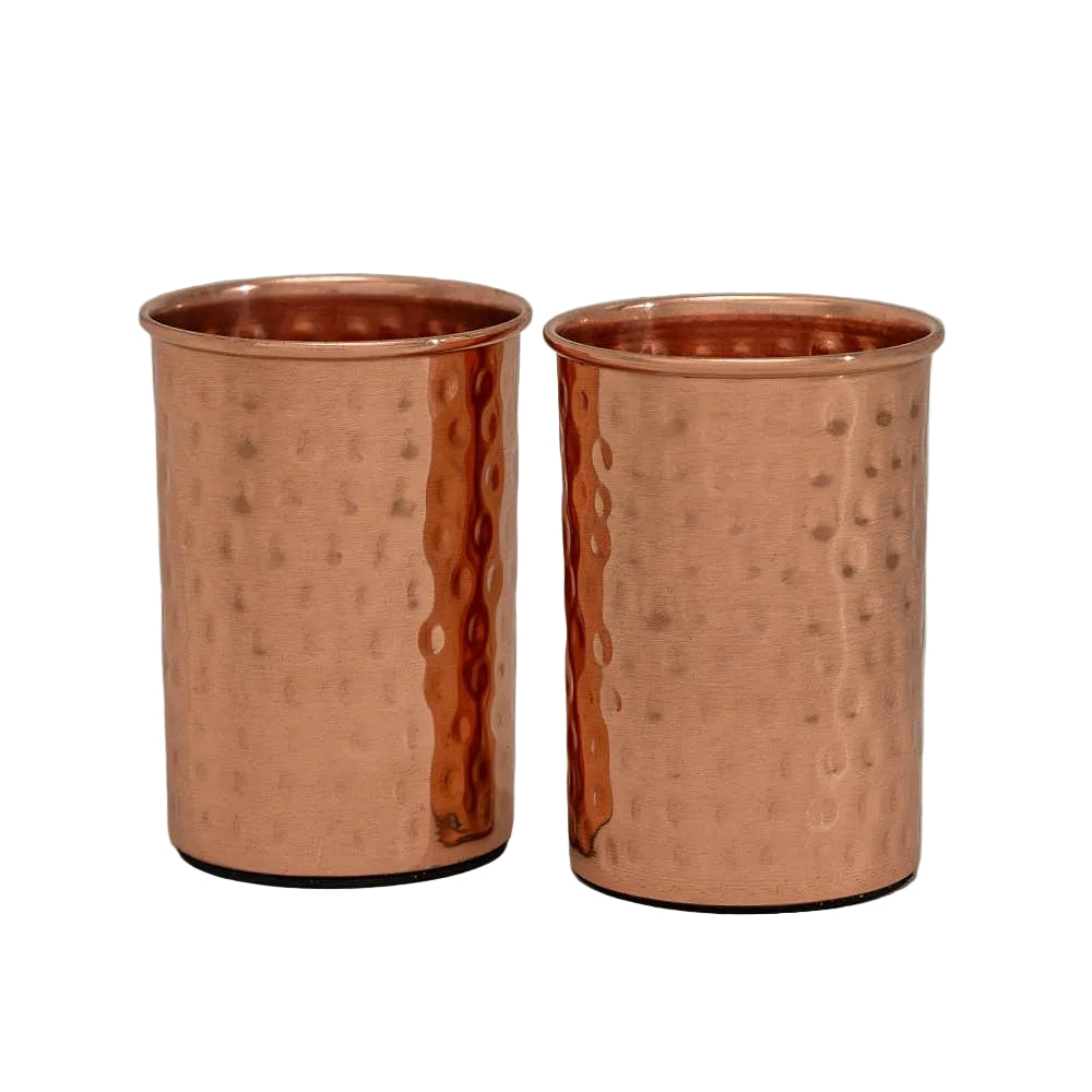 Pure Copper Cups (Hammered)