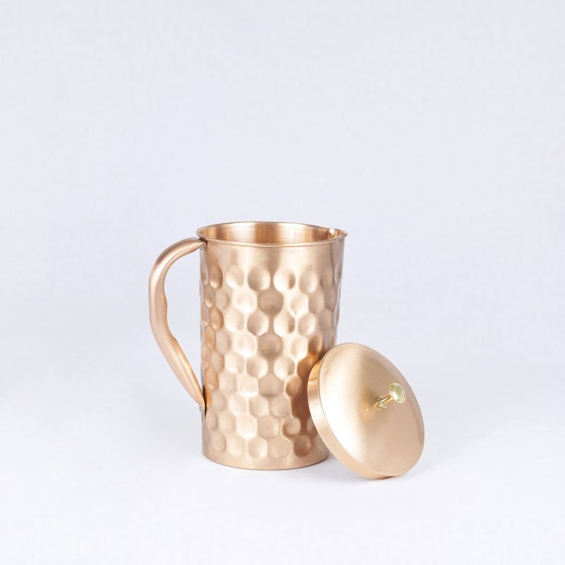 Pure Copper Water Jug (Diamond)