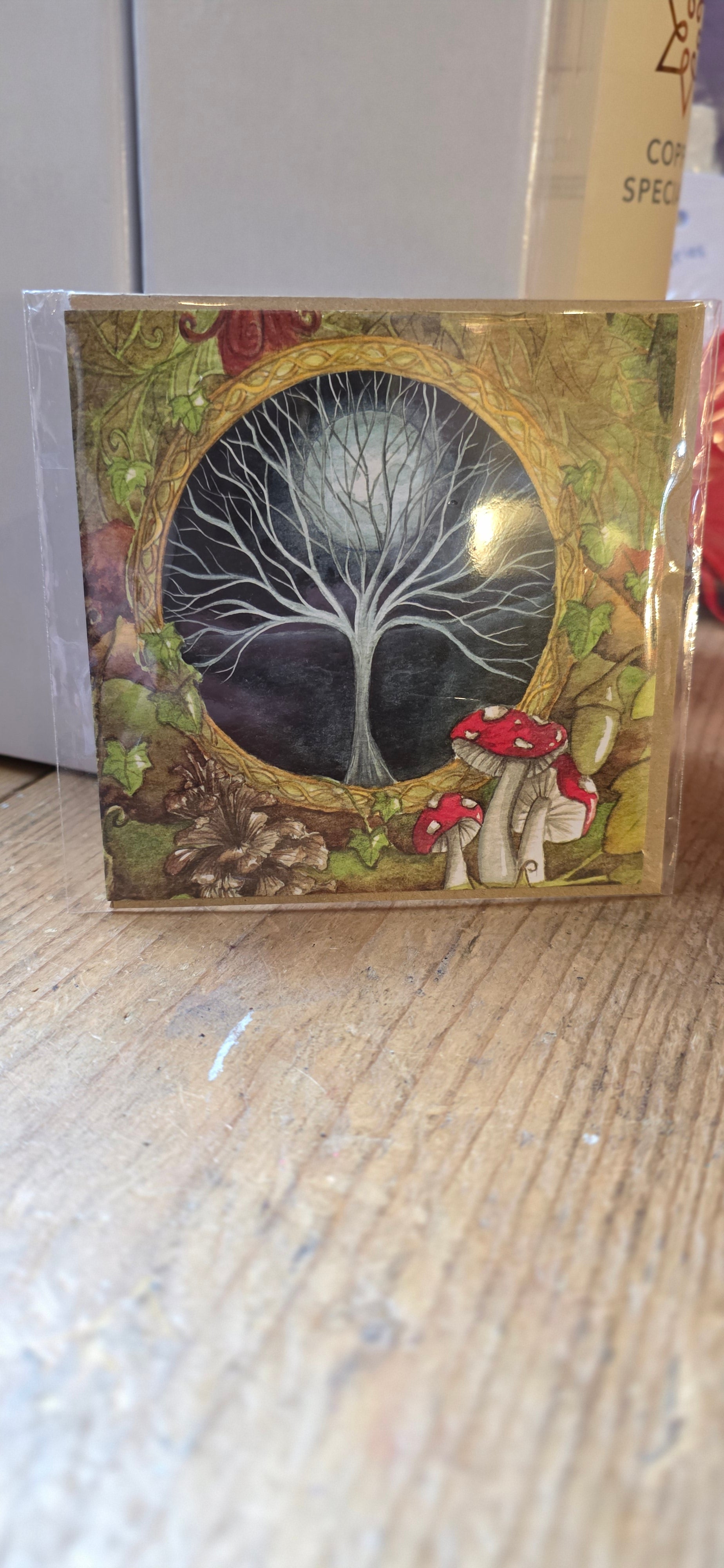 Mushroom Tree of Life Card
