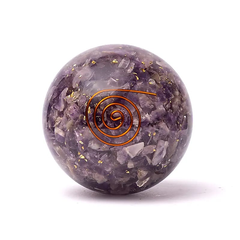 Amethyst Orgonite Sphere