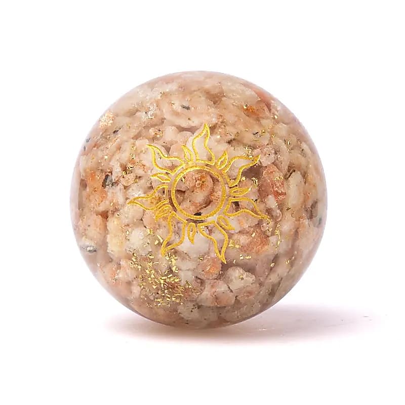 Sunstone Orgonite Sphere