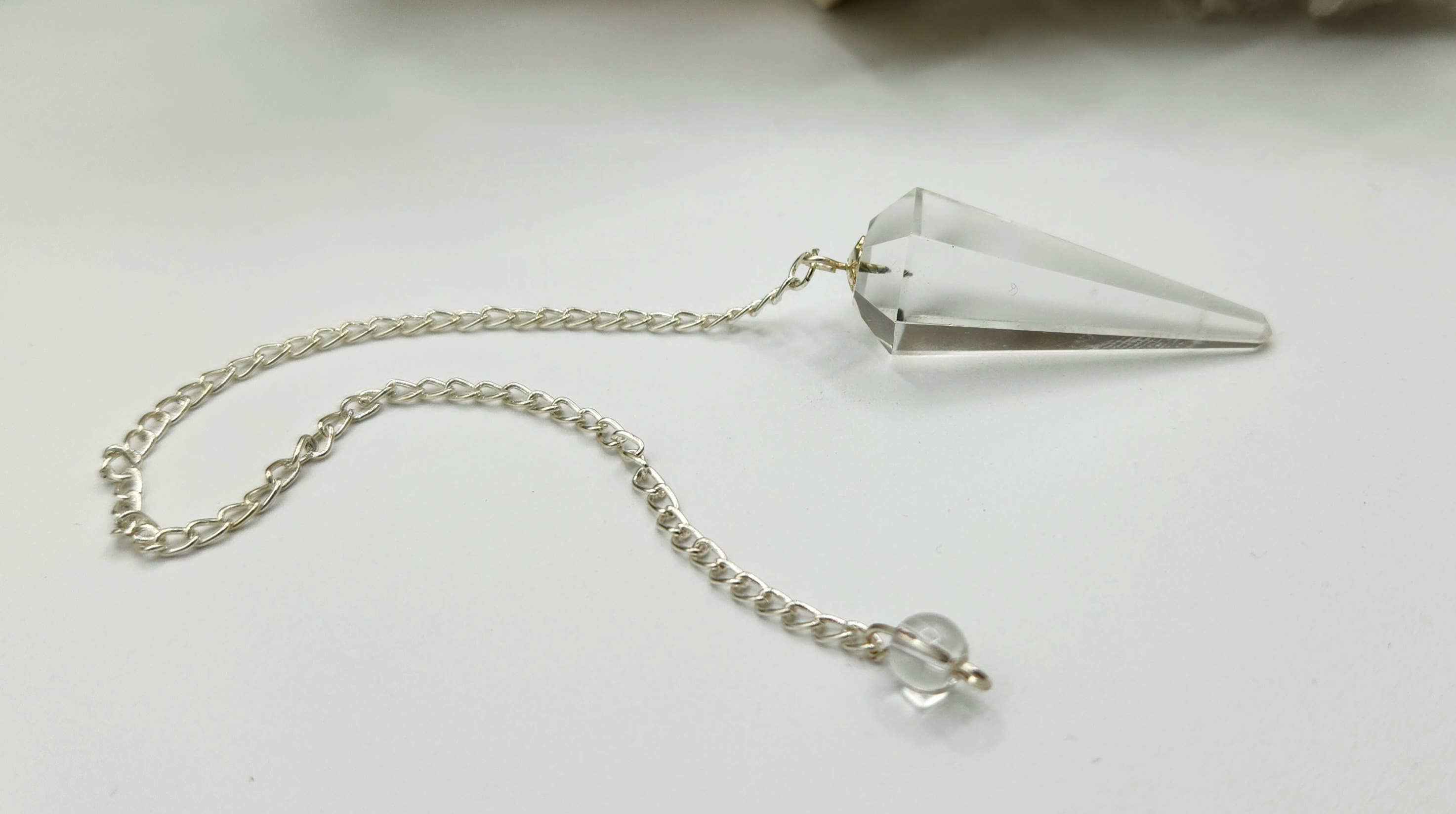 Clear Quartz Pendulum