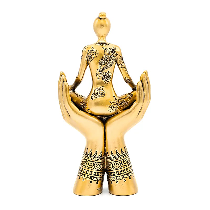 Deco Yoga Meditation Hands Statue
