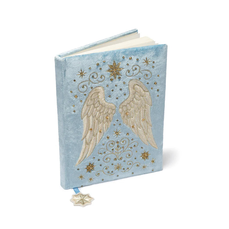 Angel Wings Velvet Notebook
