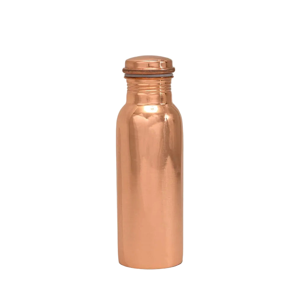 Pure Copper Water Bottle (Smooth, 500 ml)