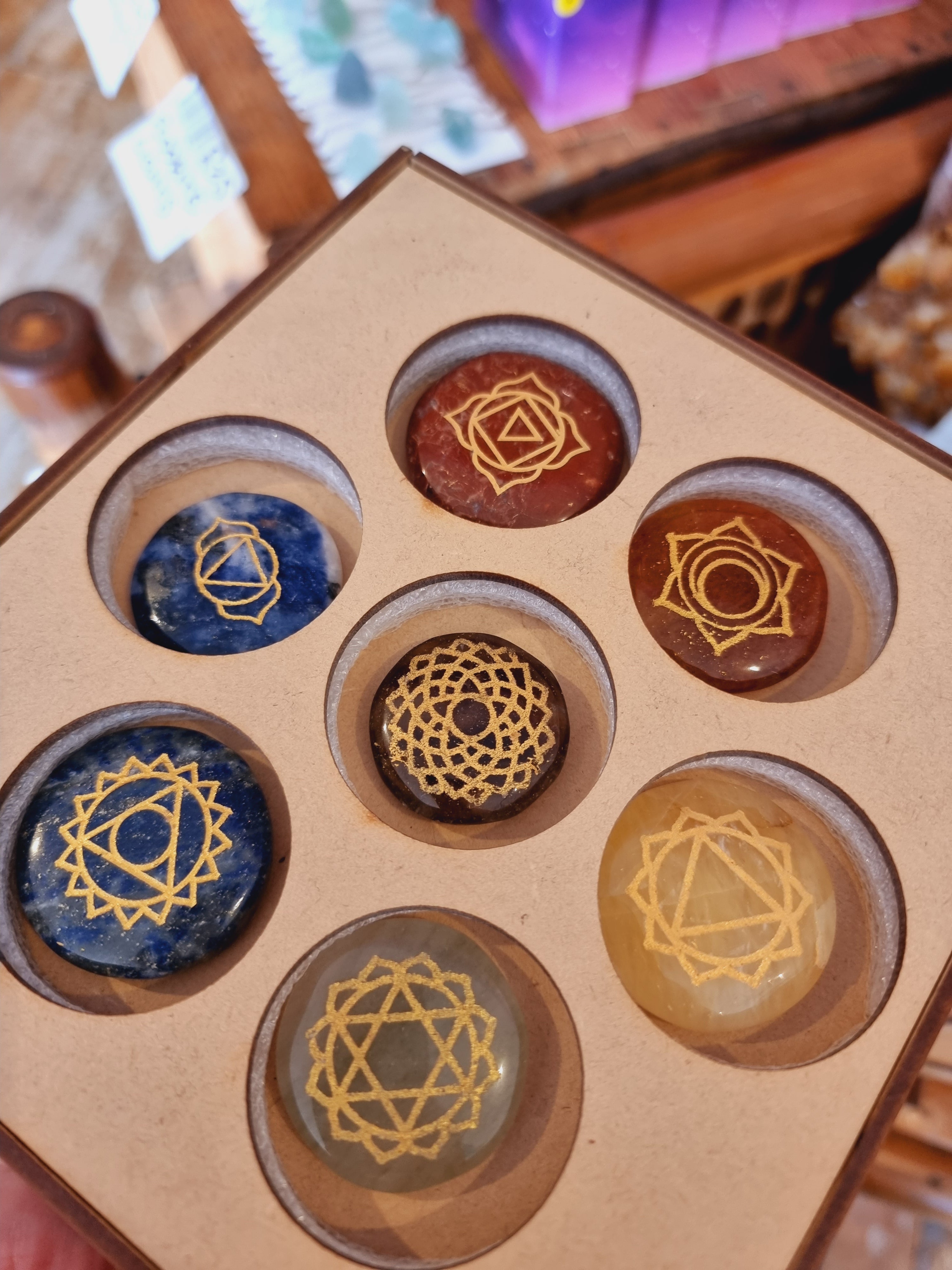 7 Chakra Crystal Set In Box