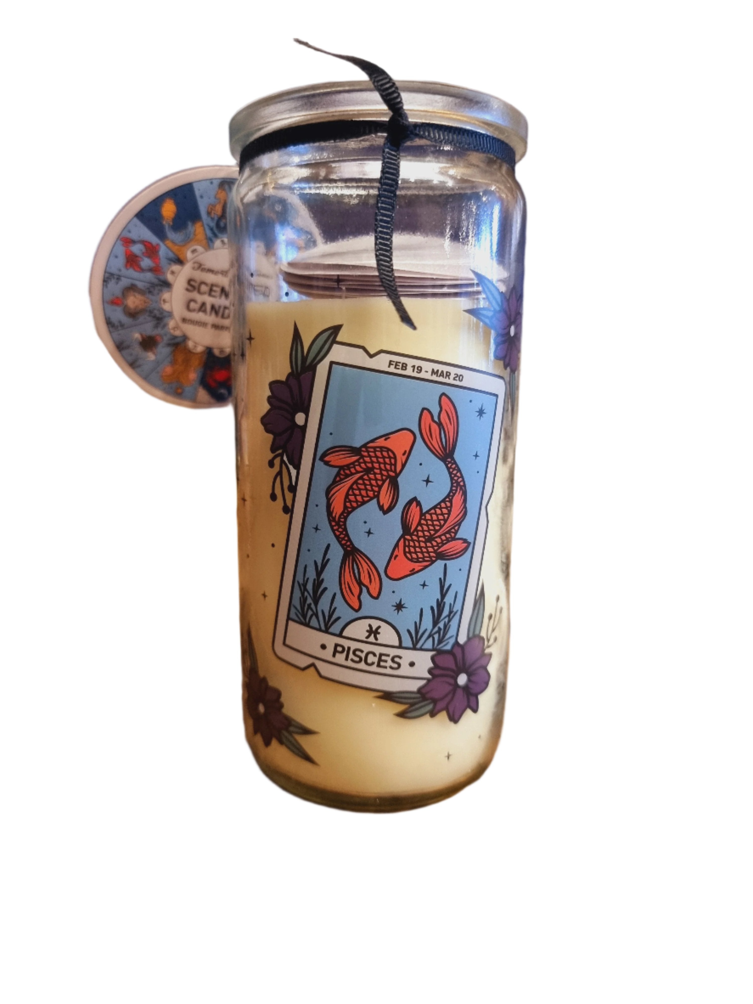 Pisces Zodiac Candle