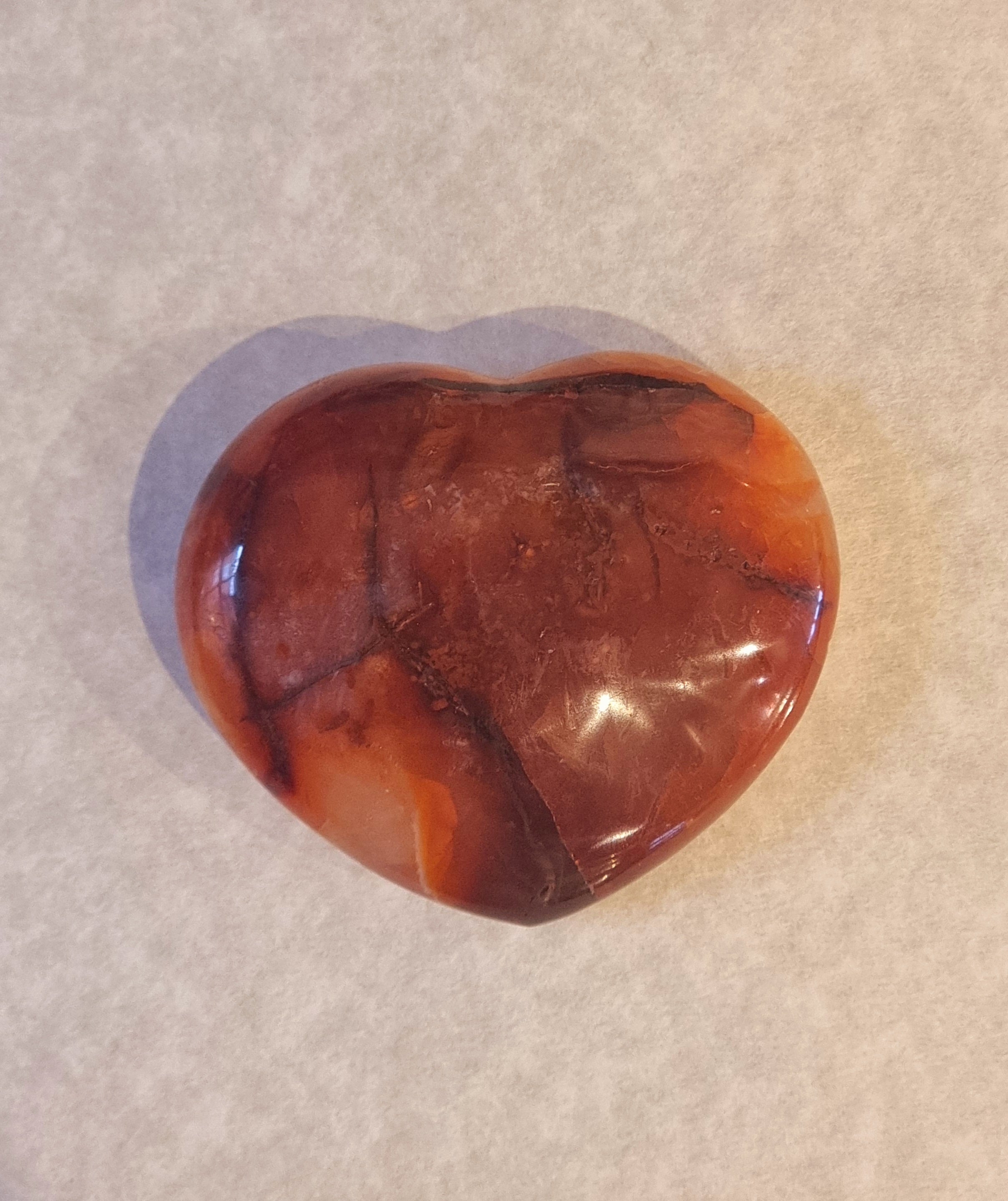 Carnelian Heart (Medium)