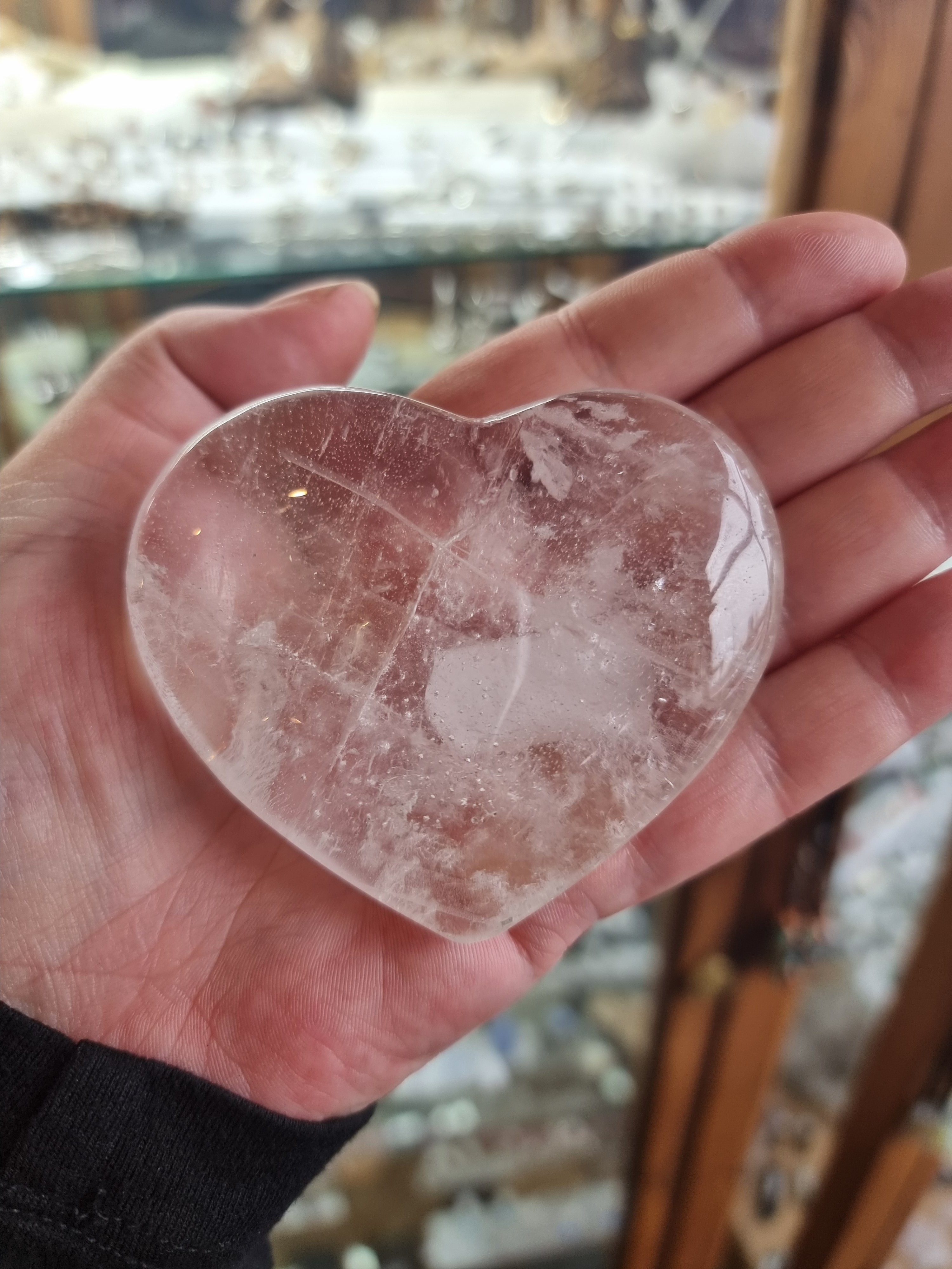 Clear Quartz Heart (Large)