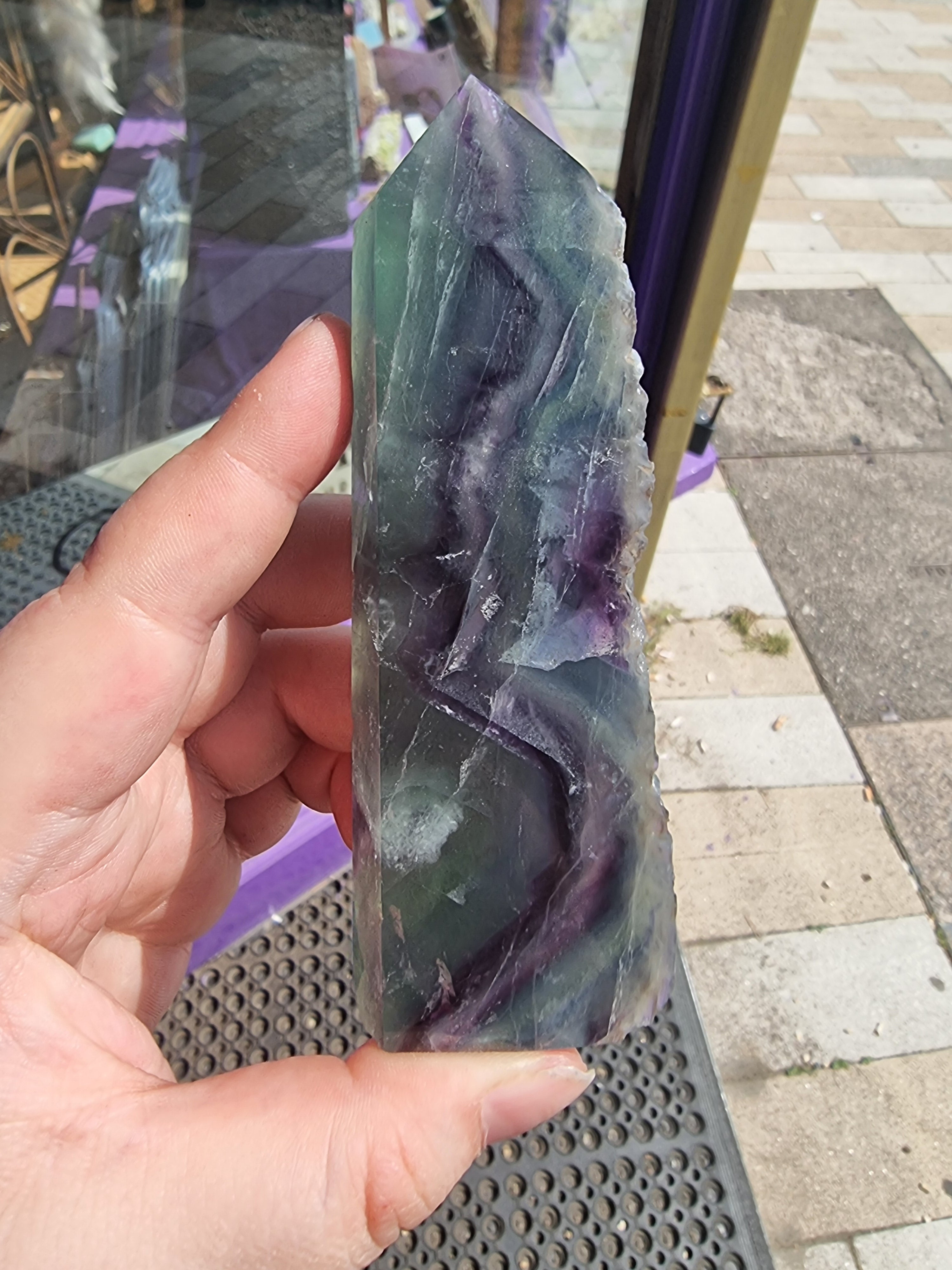 Fluorite Free Form (Tall)