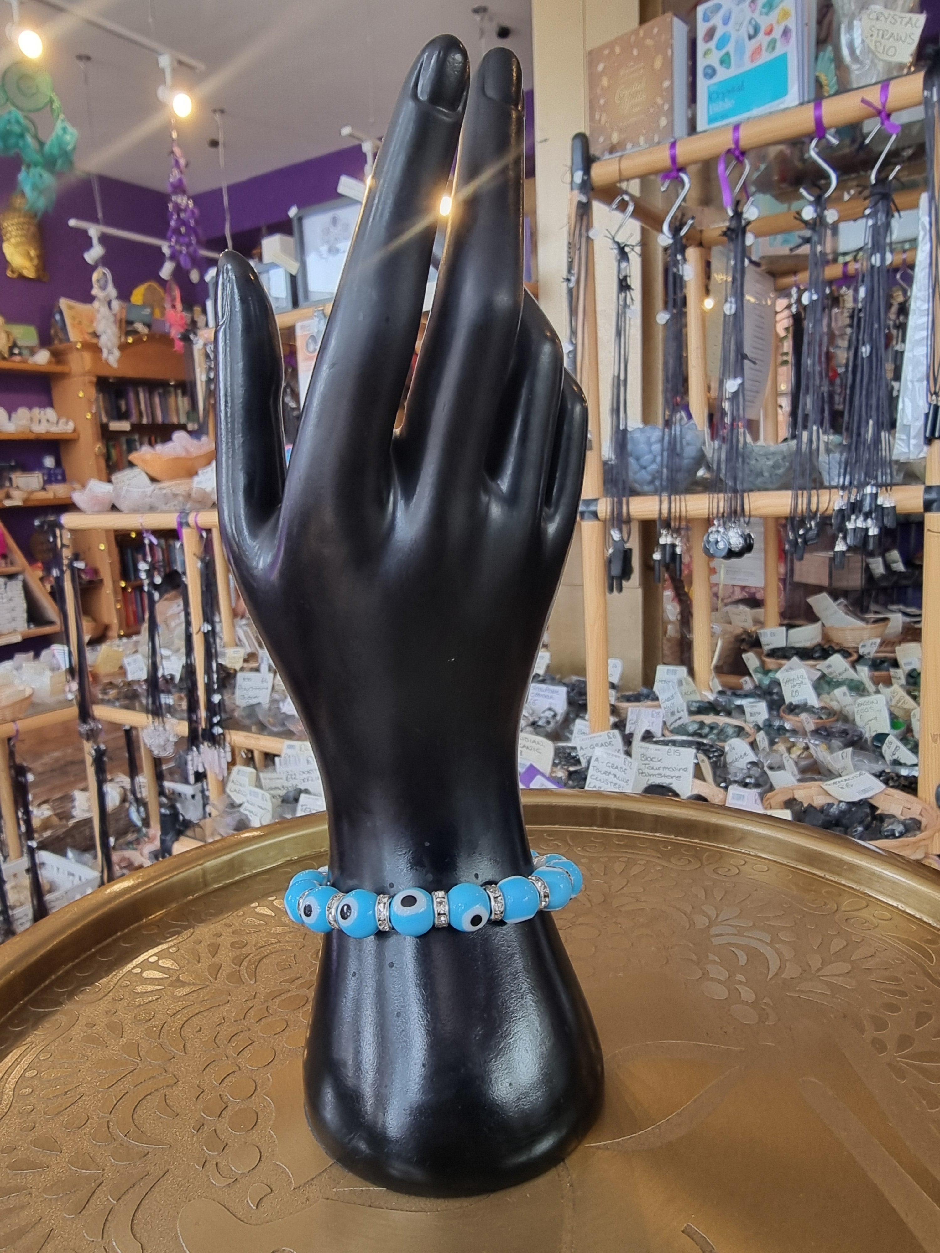 All Seeing Eye Bracelet (Light Blue)