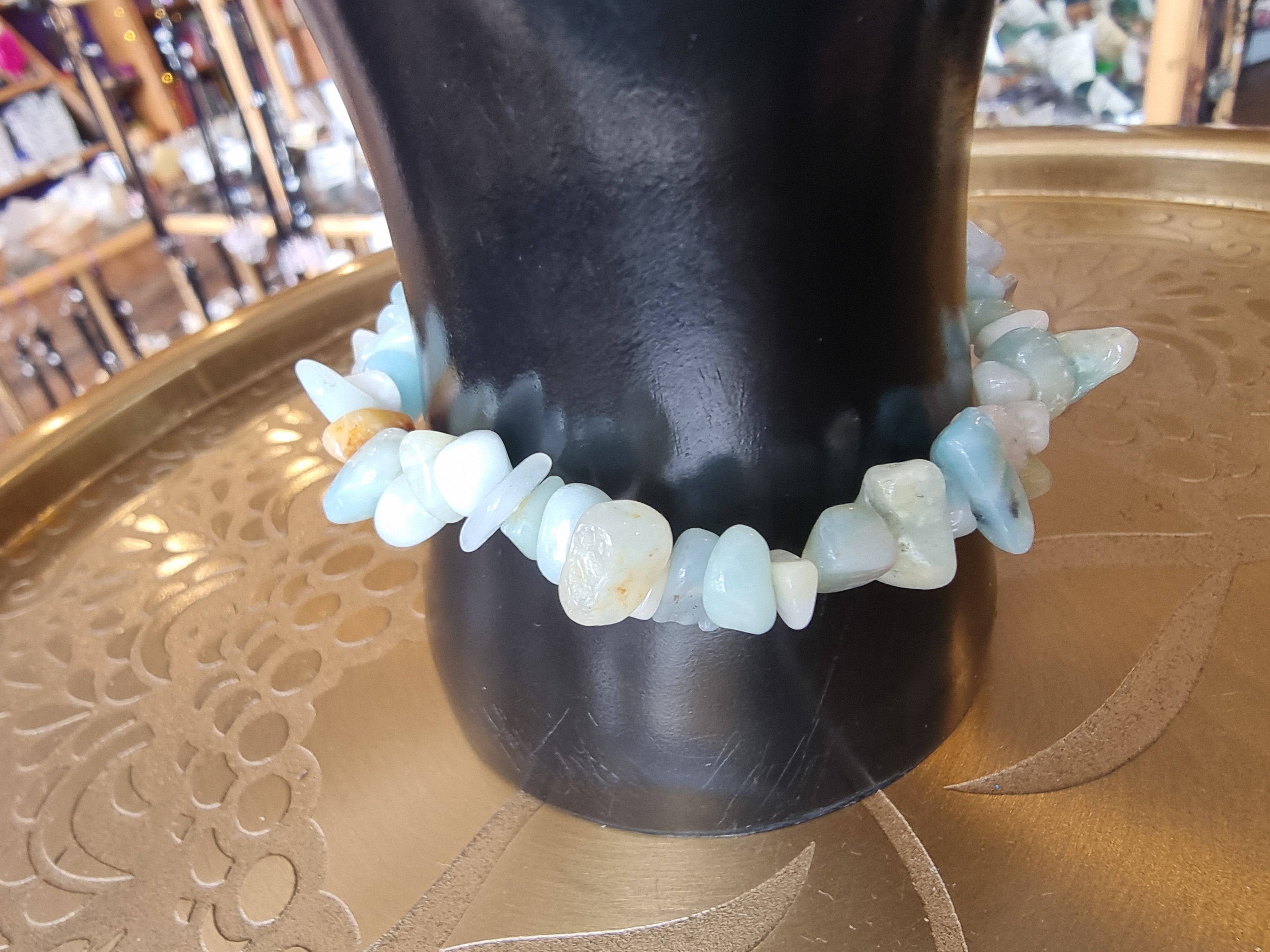 Amazonite Chip Bracelet