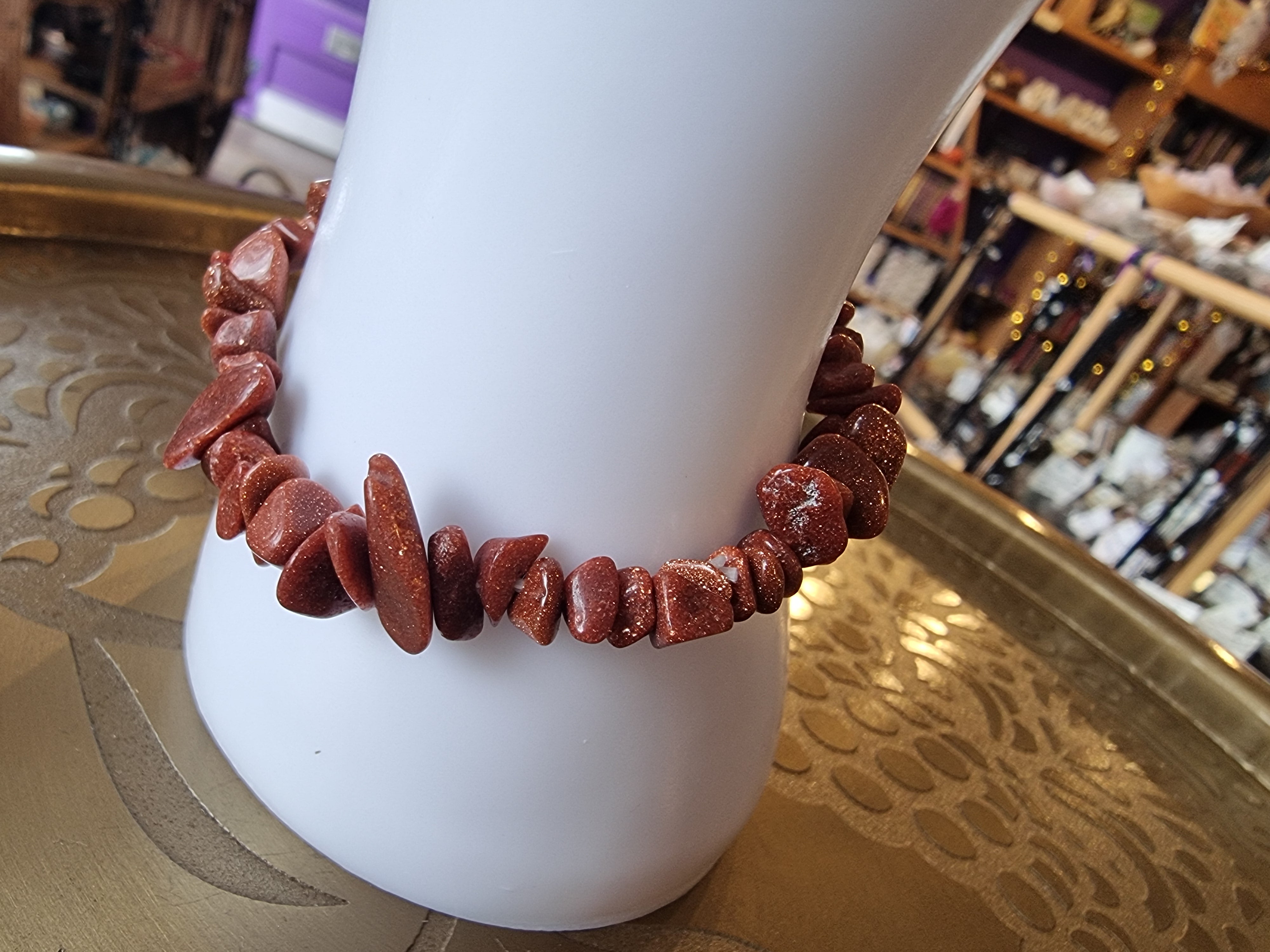 Goldstone Chip Bracelets