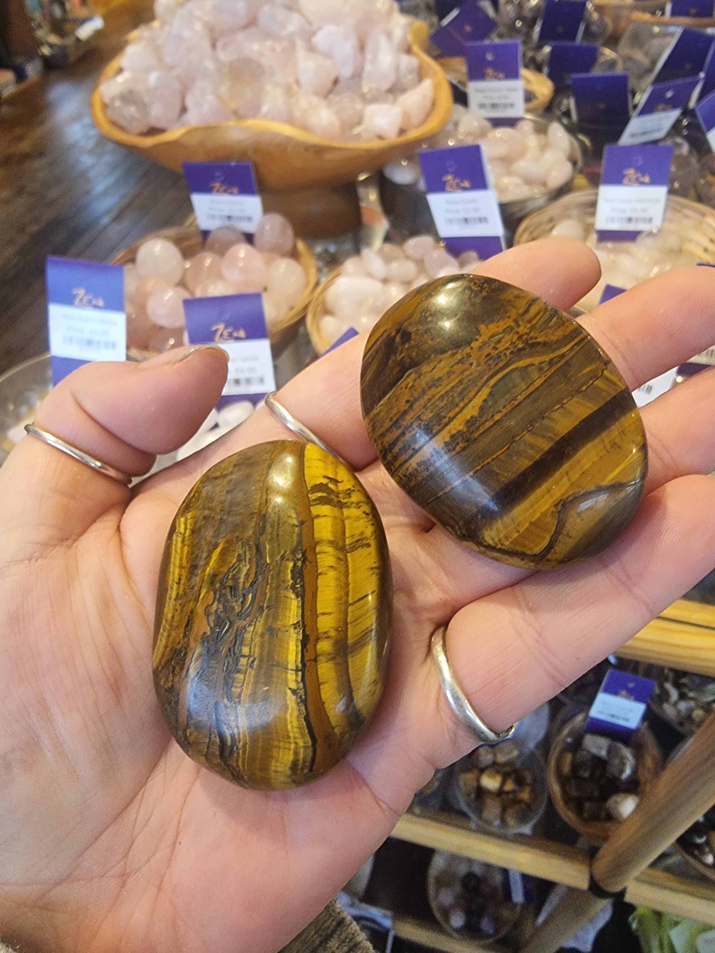 Tigers Eye Palmstone