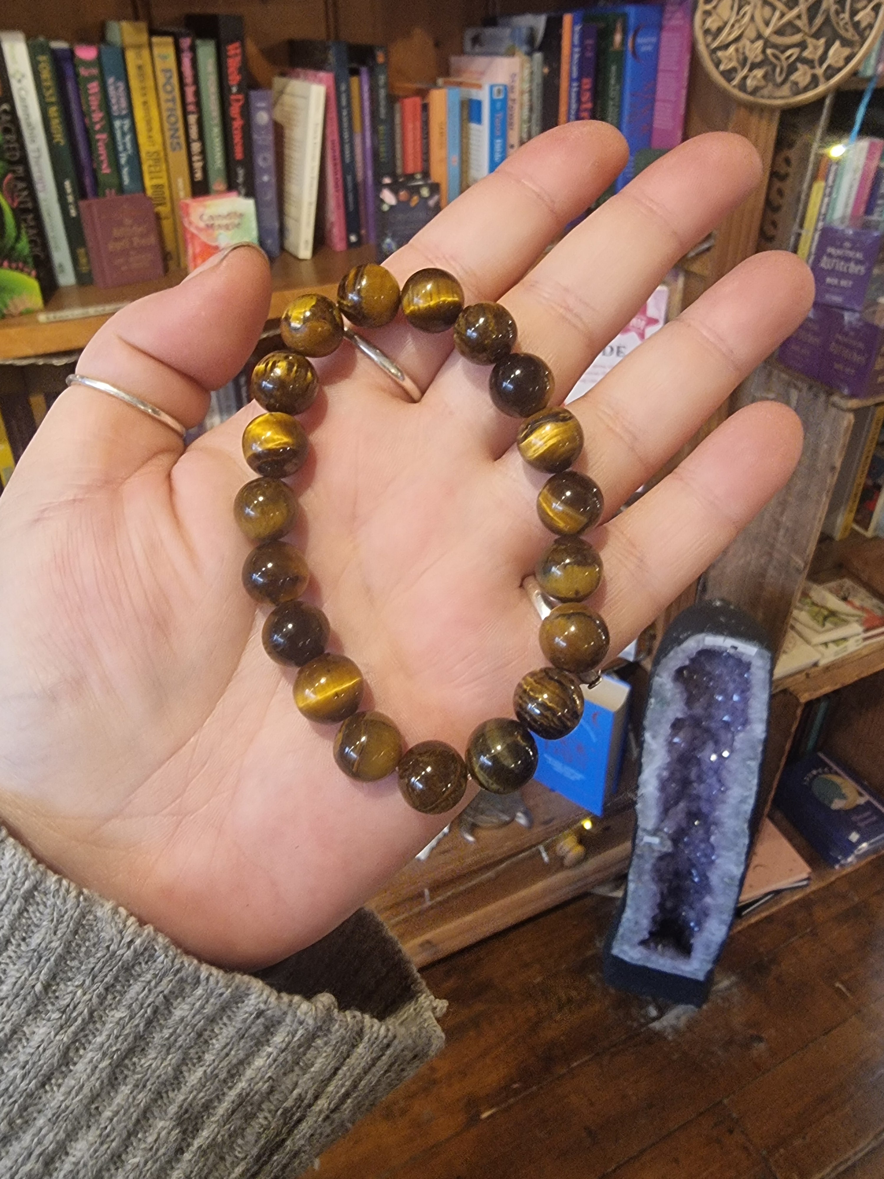 Tigers Eye Beaded Bracelet