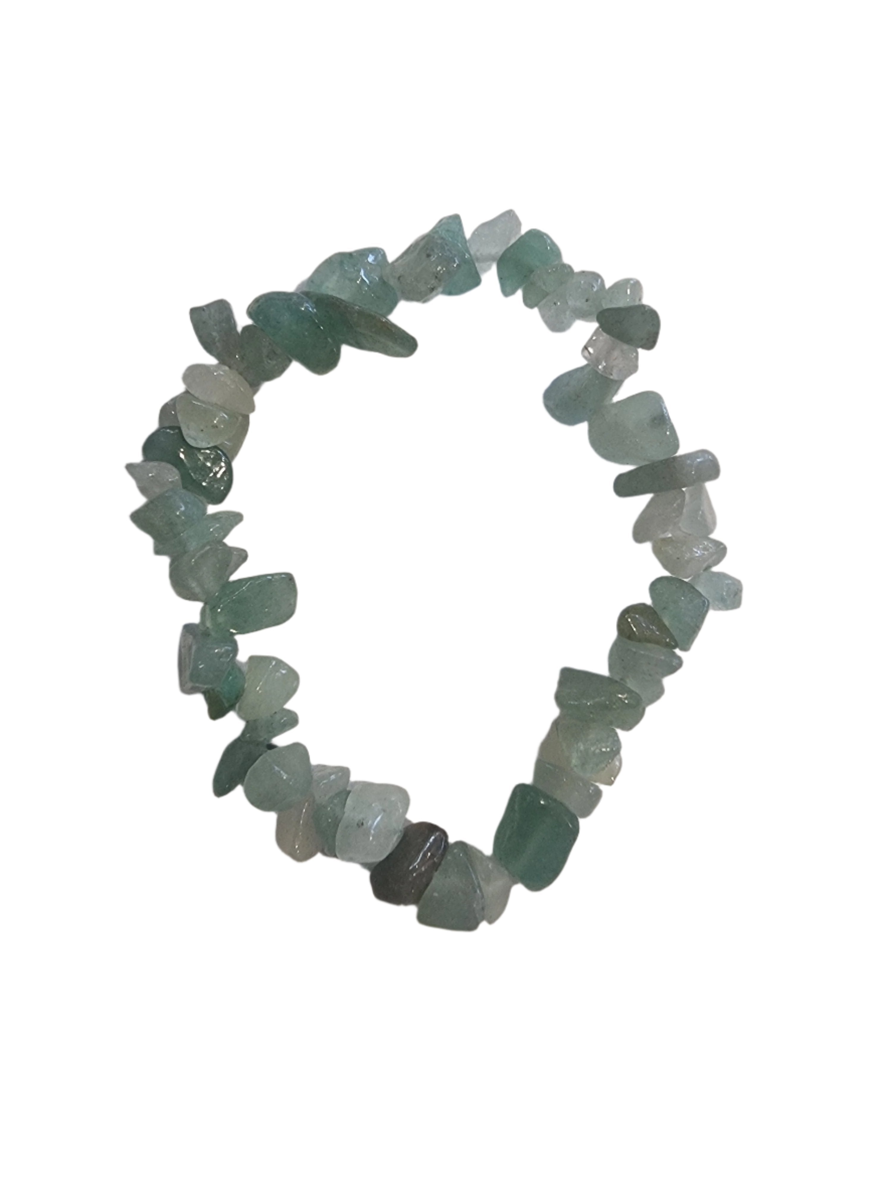 Green Fluorite Chip Bracelet
