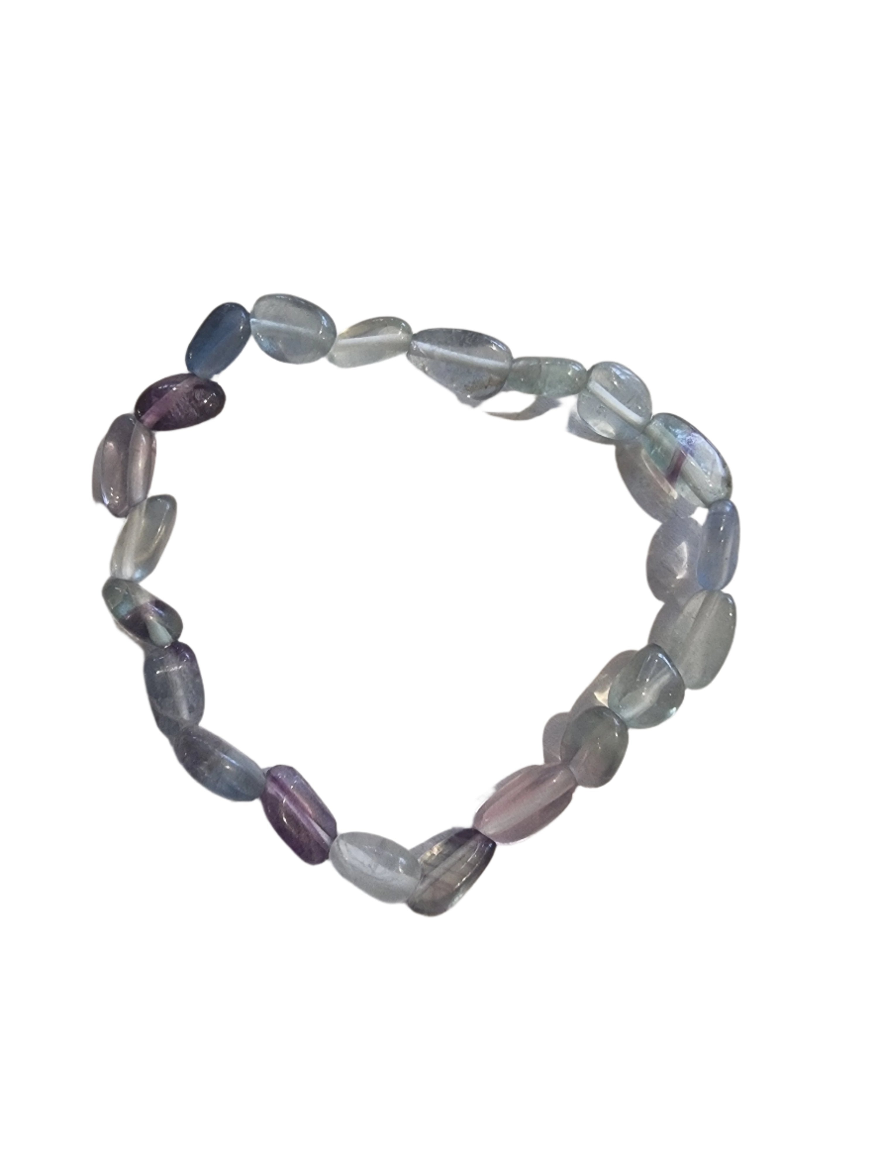Rainbow Fluorite Beaded Bracelet