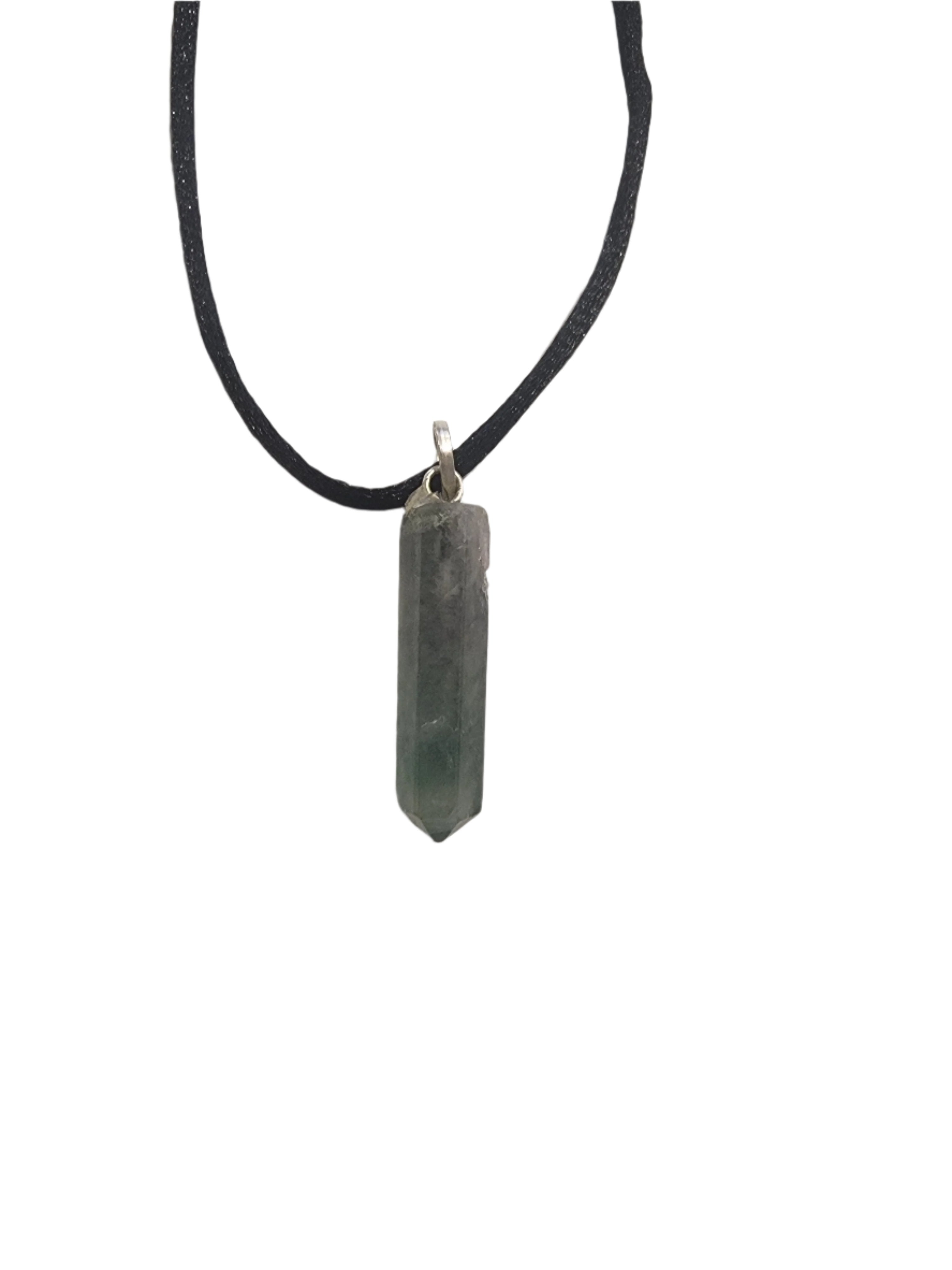 Fluorite Pencil Point Pendant