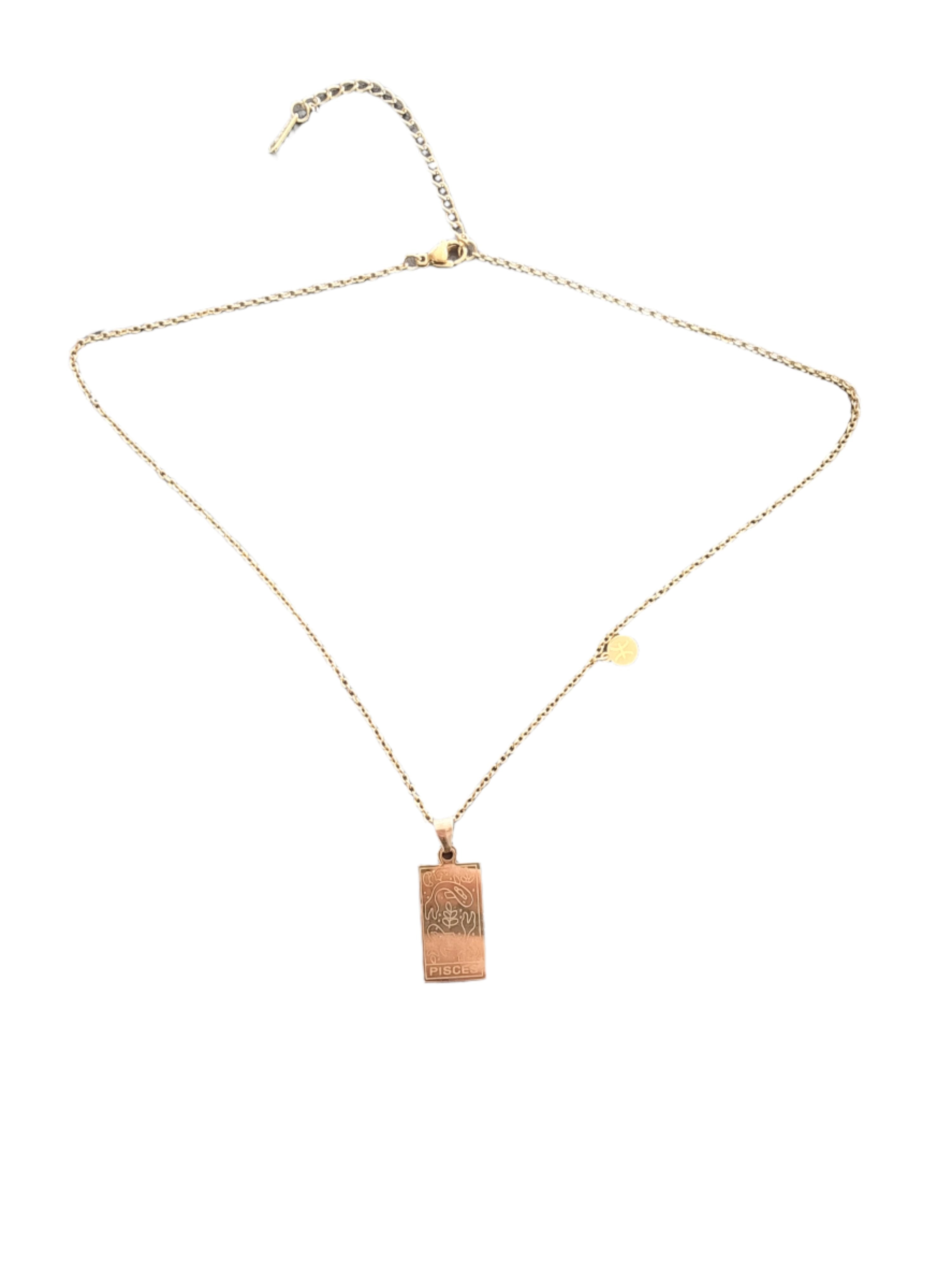 Pisces Gold Necklace