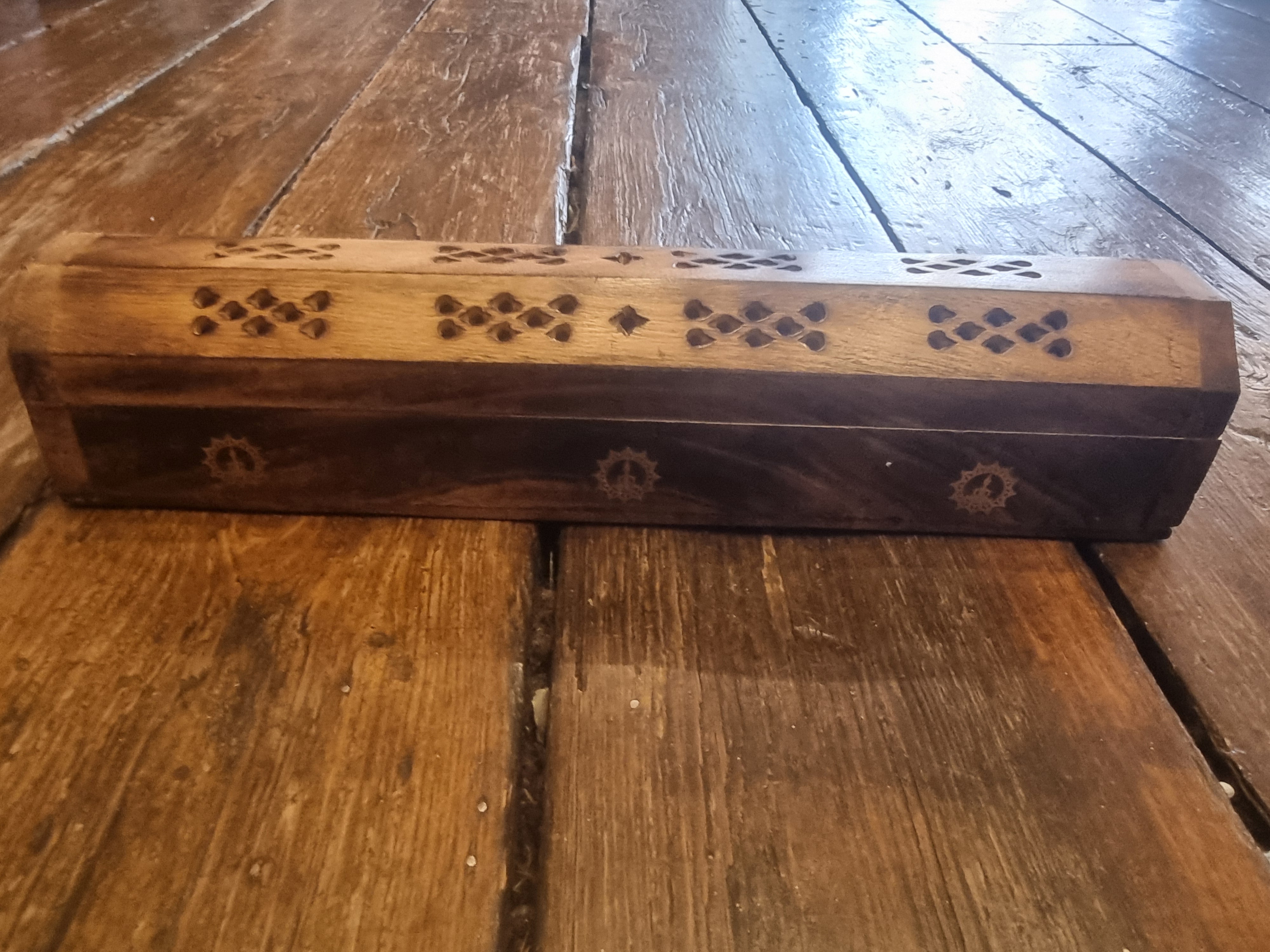 Wooden Box Incense Holder