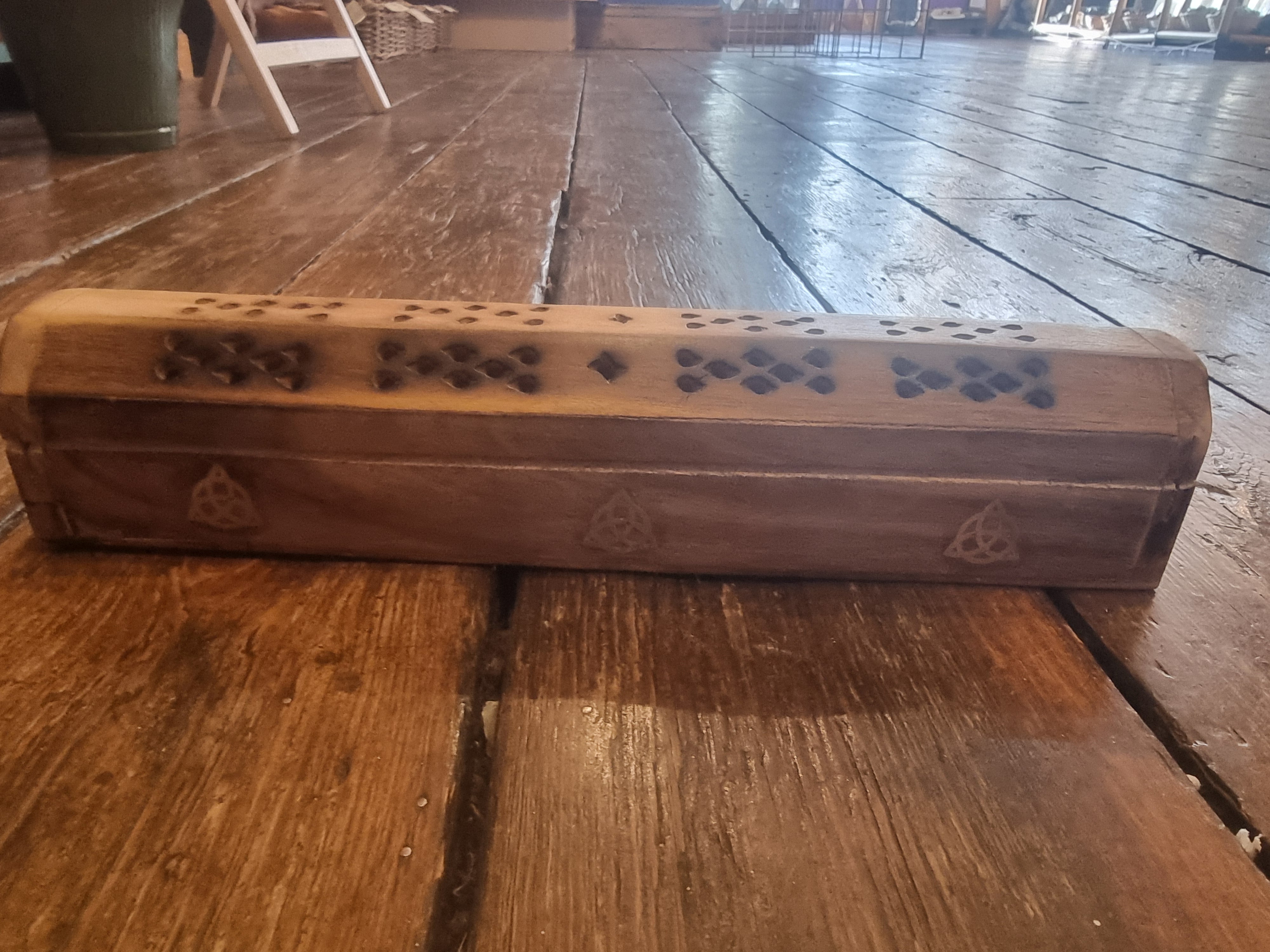 Wooden Box Incense Holder