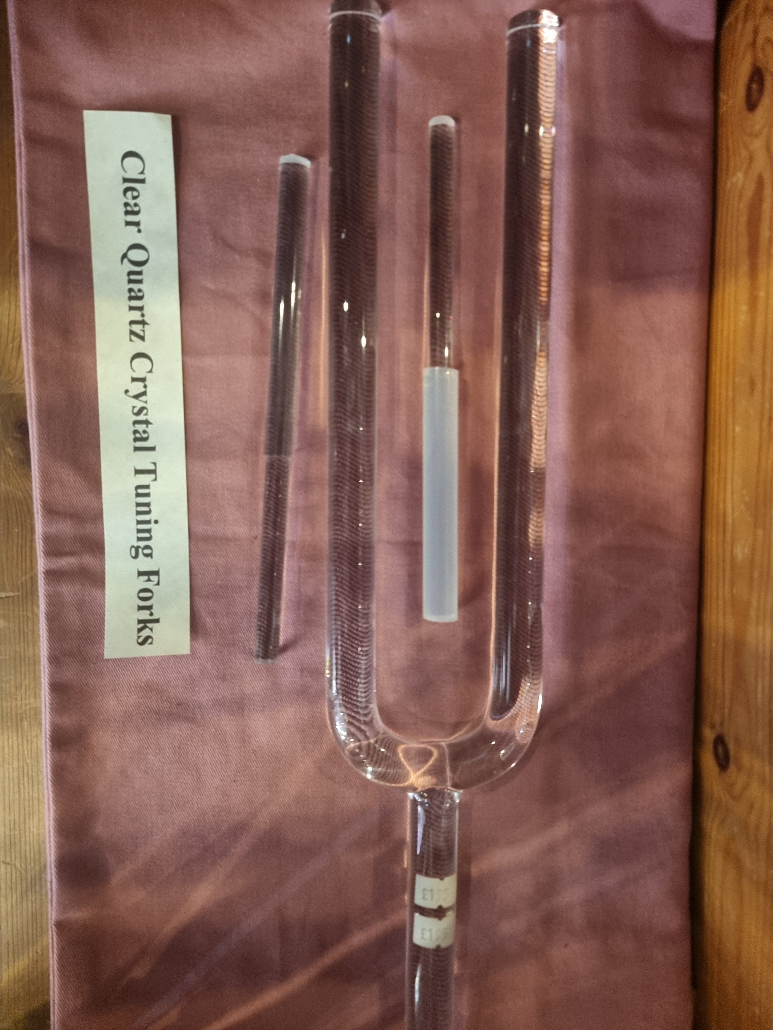 Clear Quartz Tuning Fork