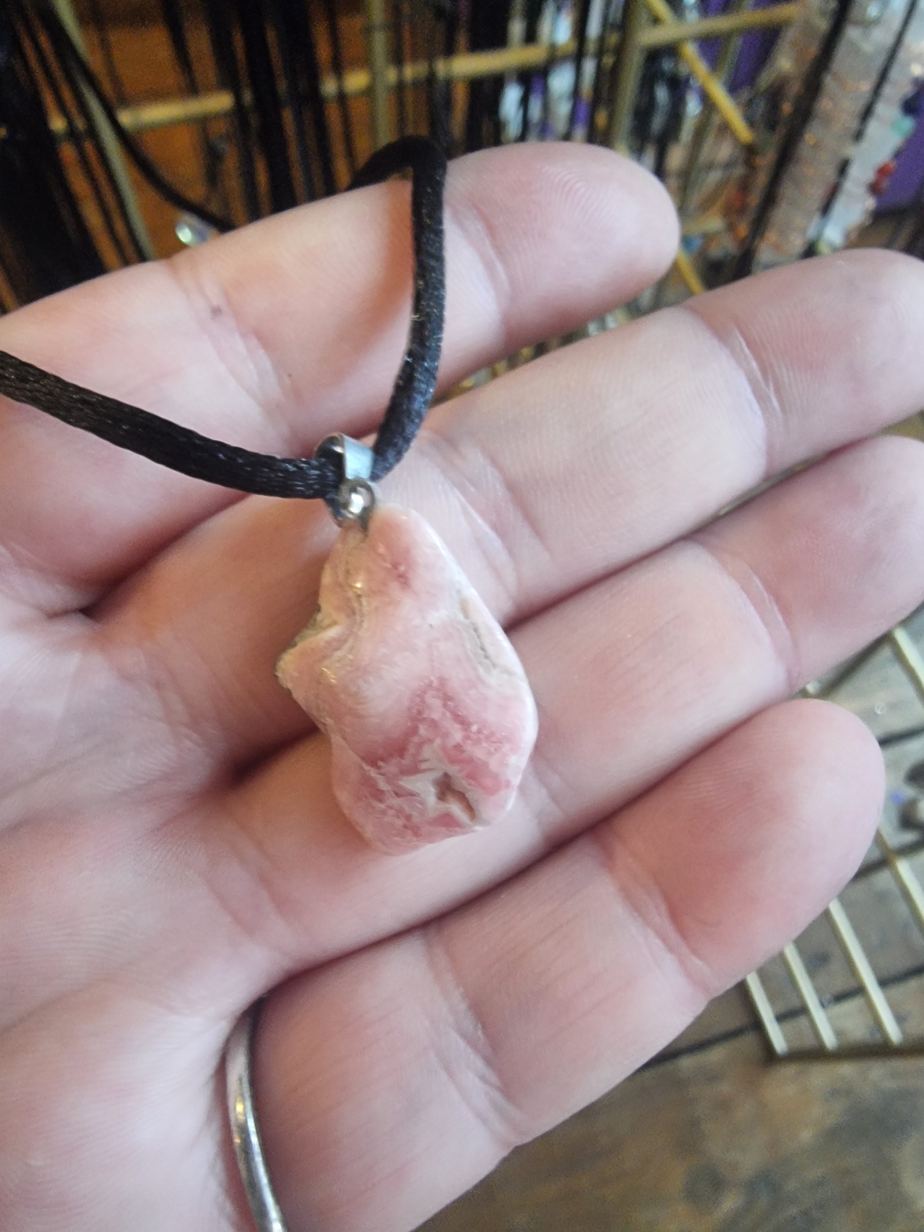 Rhodochrosite Pendant