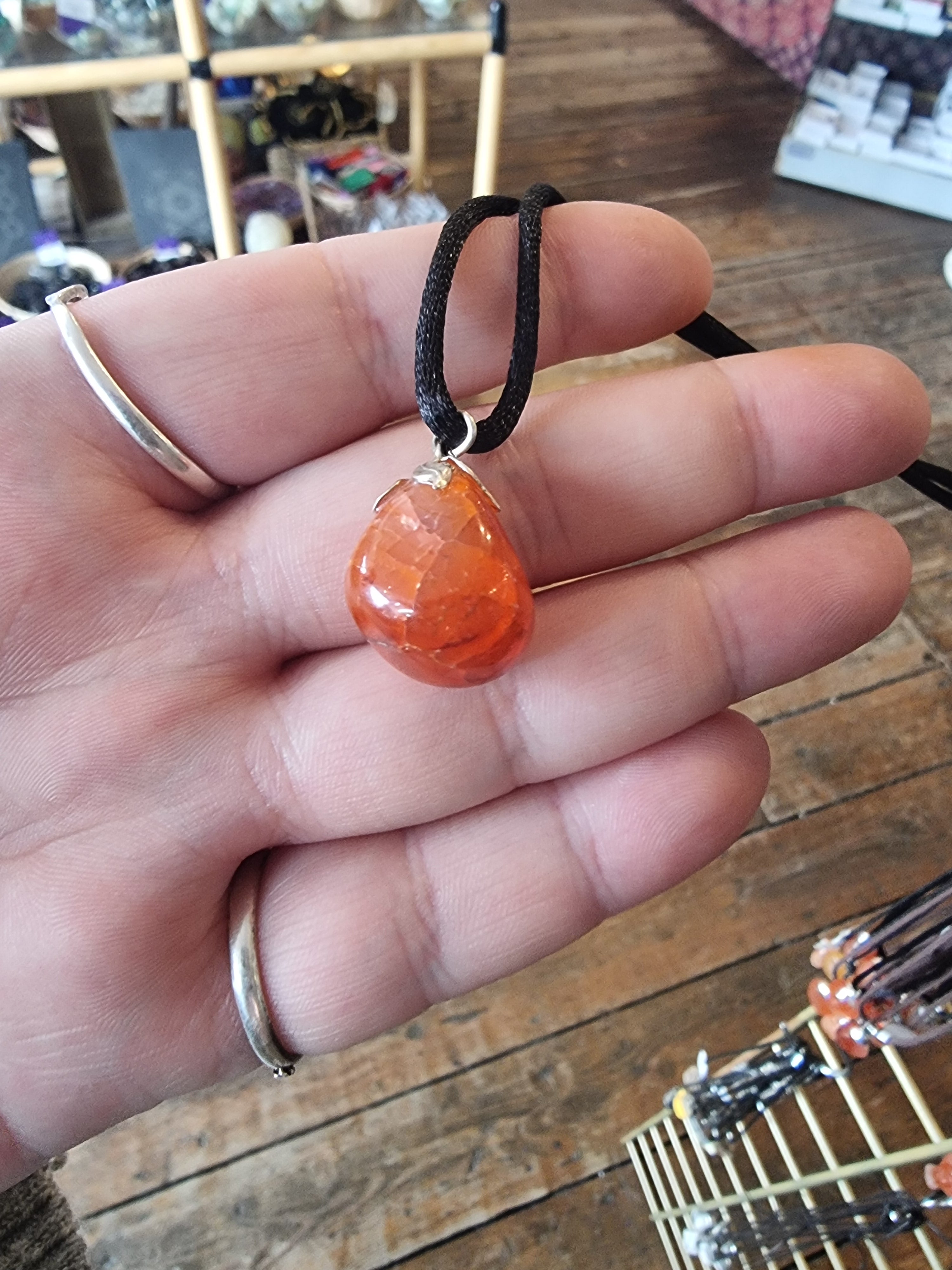 Carnelian Pendant (Tumbled)
