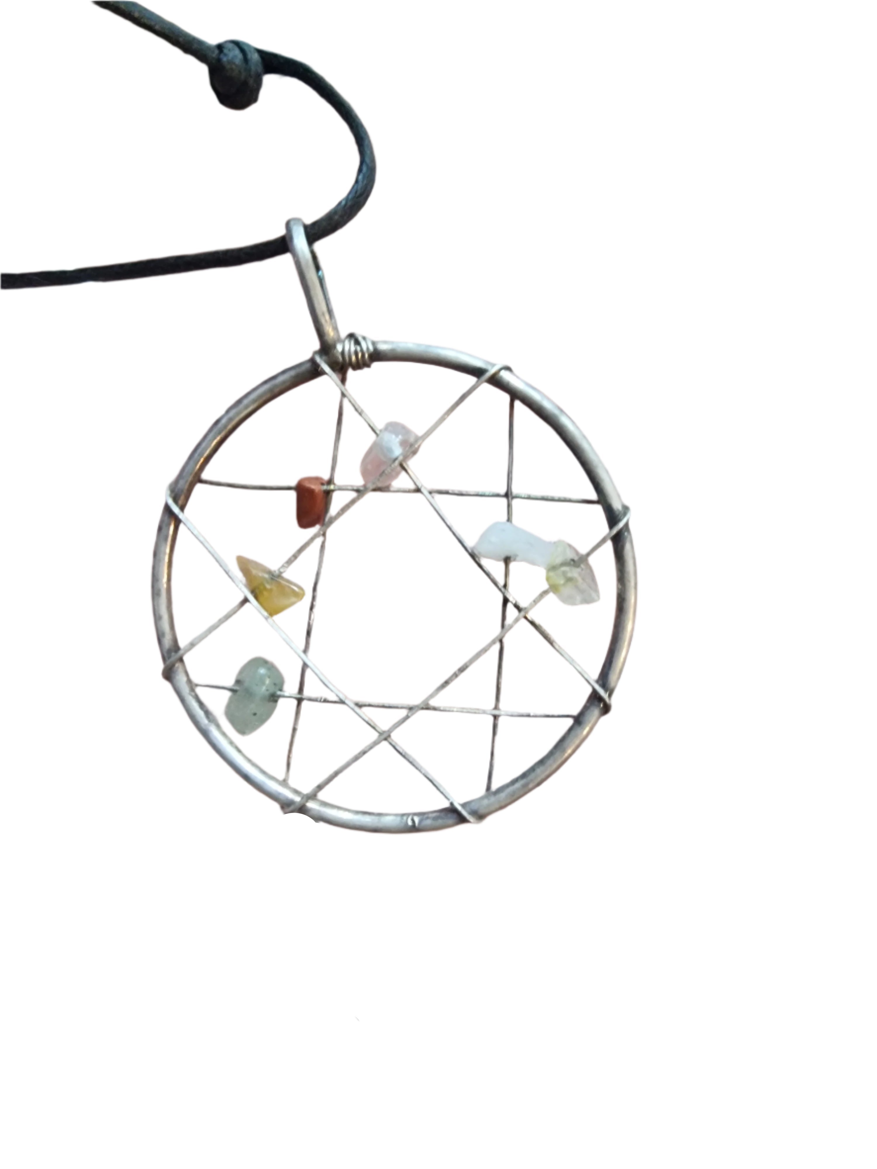 Chakra Wired Pentagram Pendant