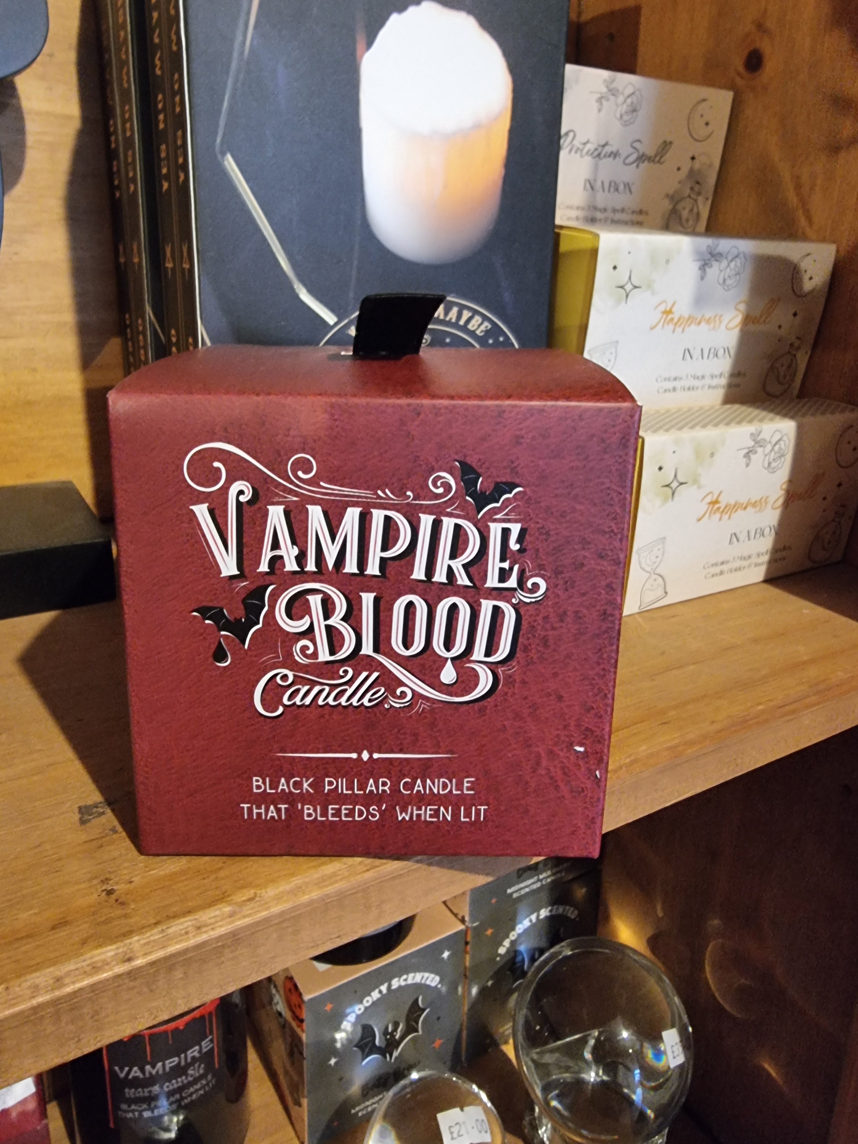 Vampire Pillar Candle