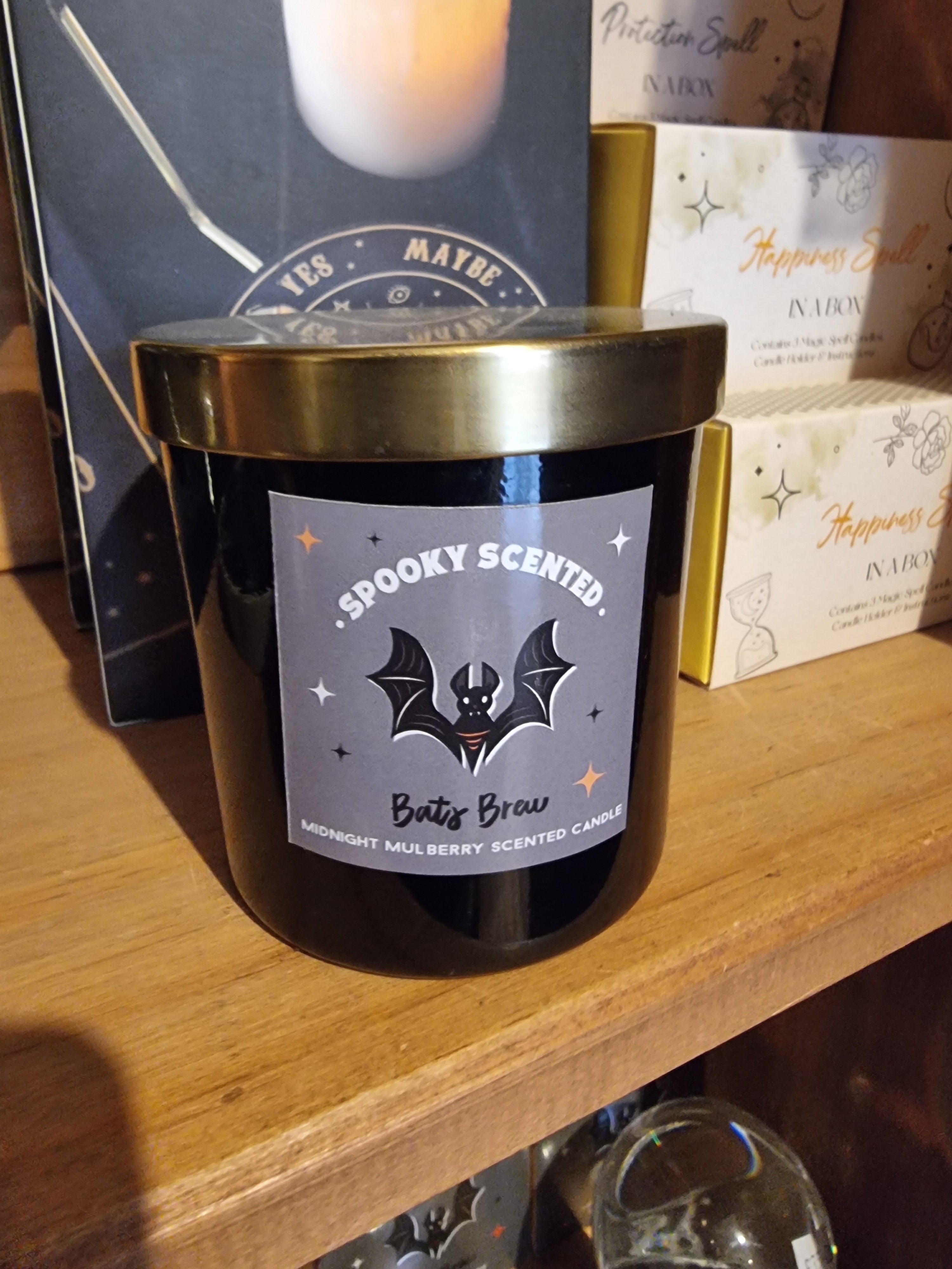 Bats Brew Candle