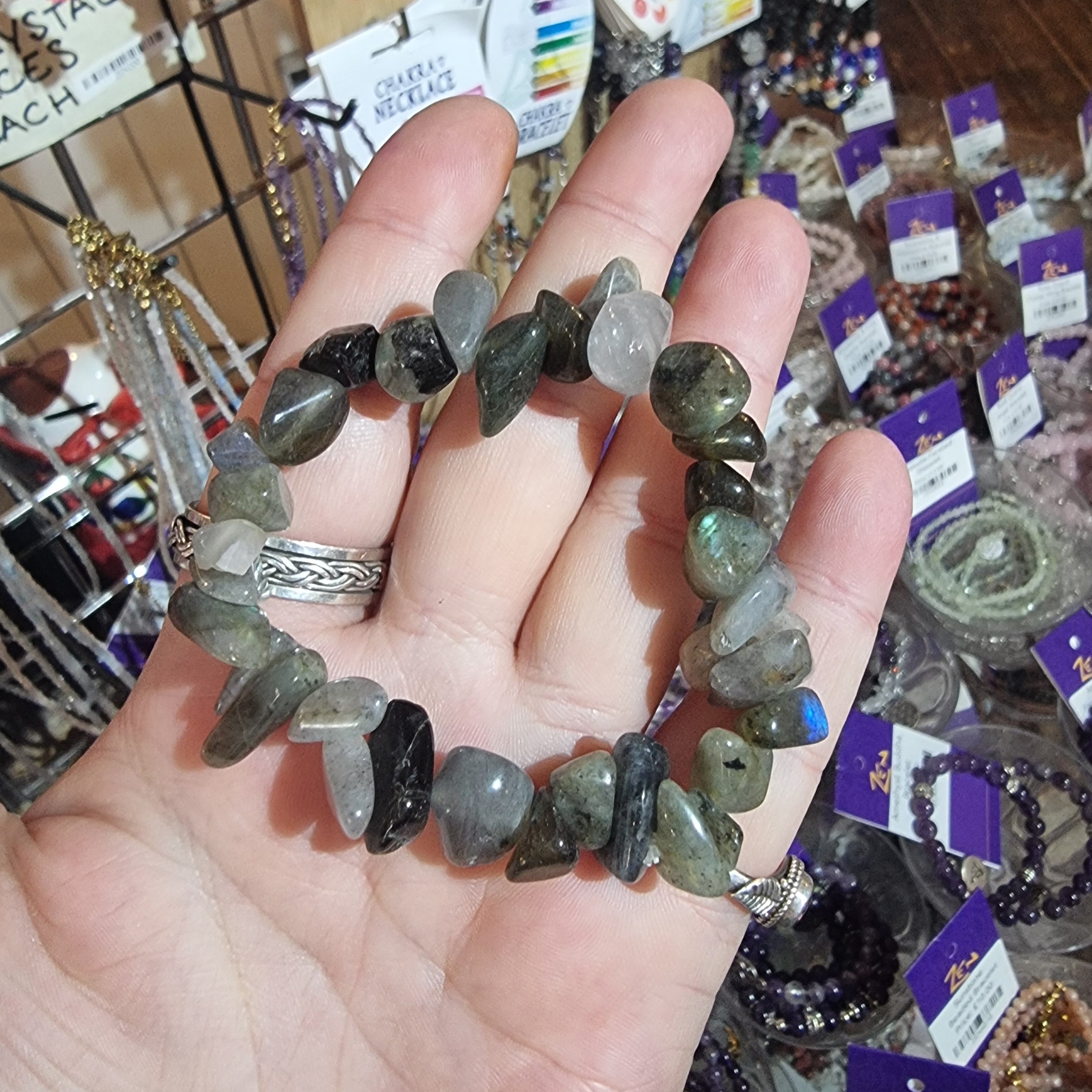 Chunky Labradorite Bracelet