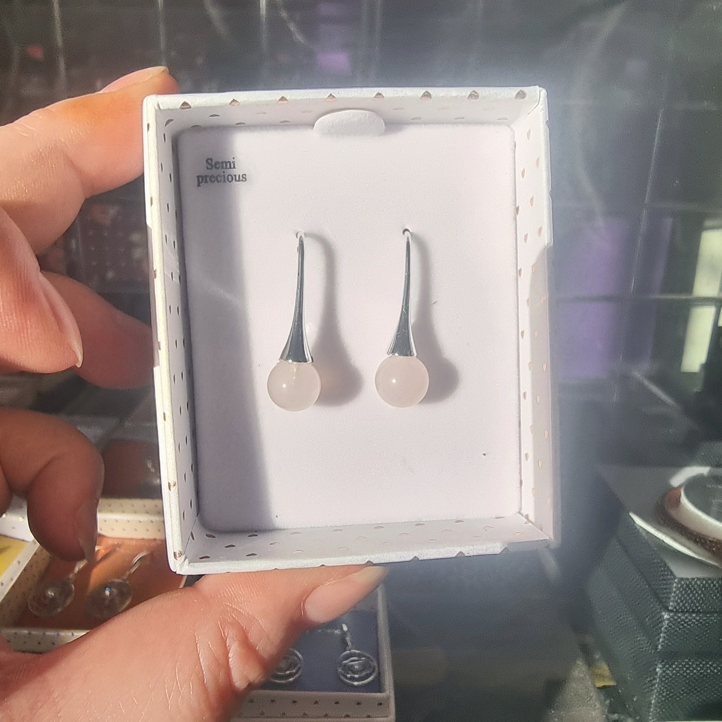 Rose Quartz Earrings