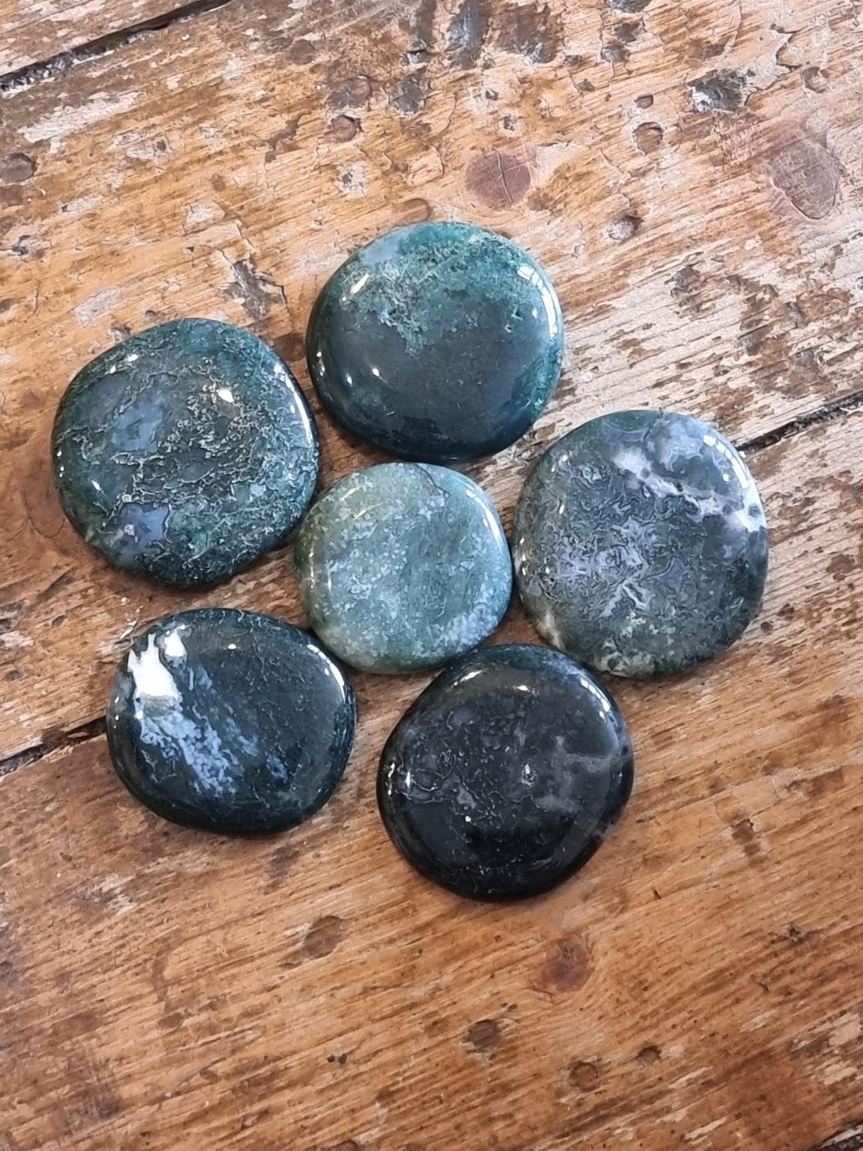 Moss Agate Palmstone