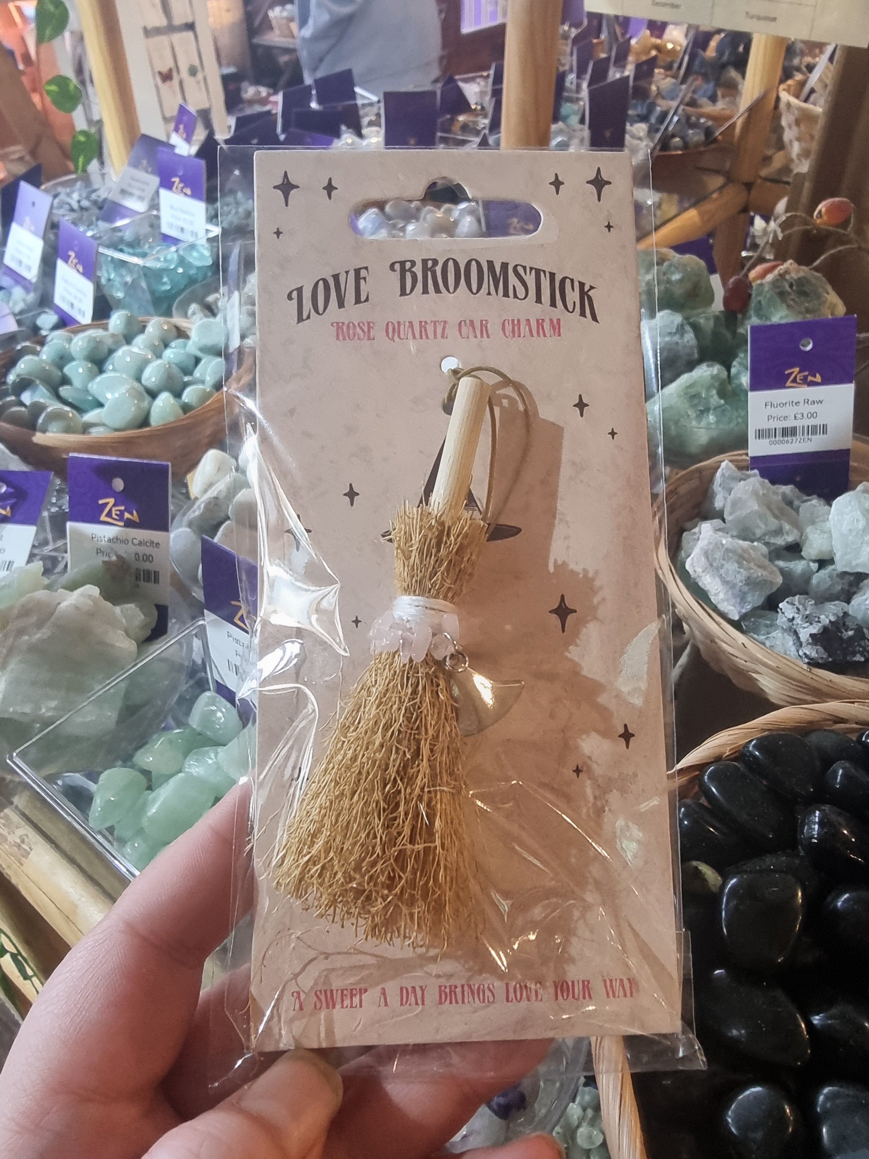 Love Broomstick Car Cham