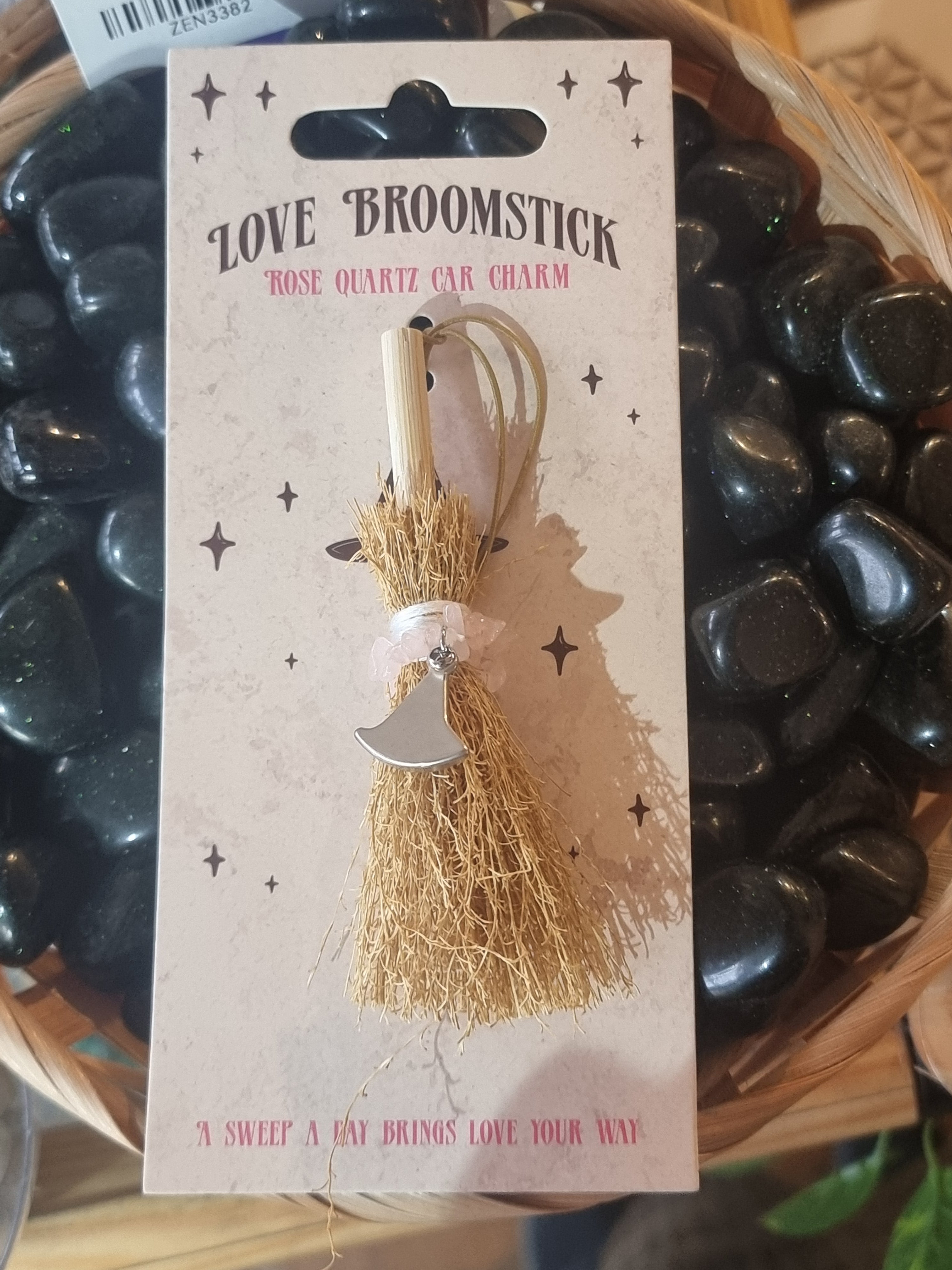 Love Broomstick Car Cham