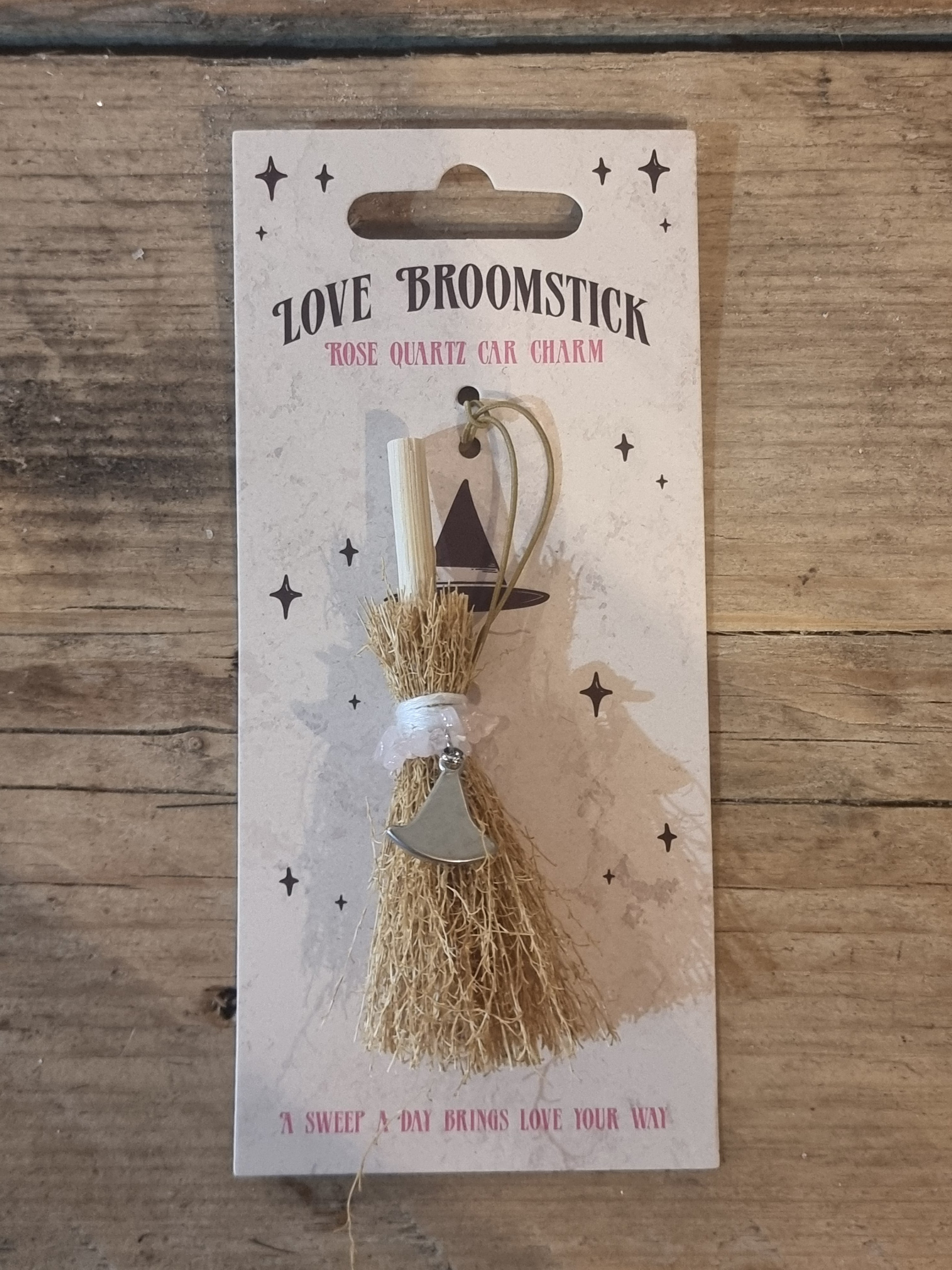 Love Broomstick Car Cham