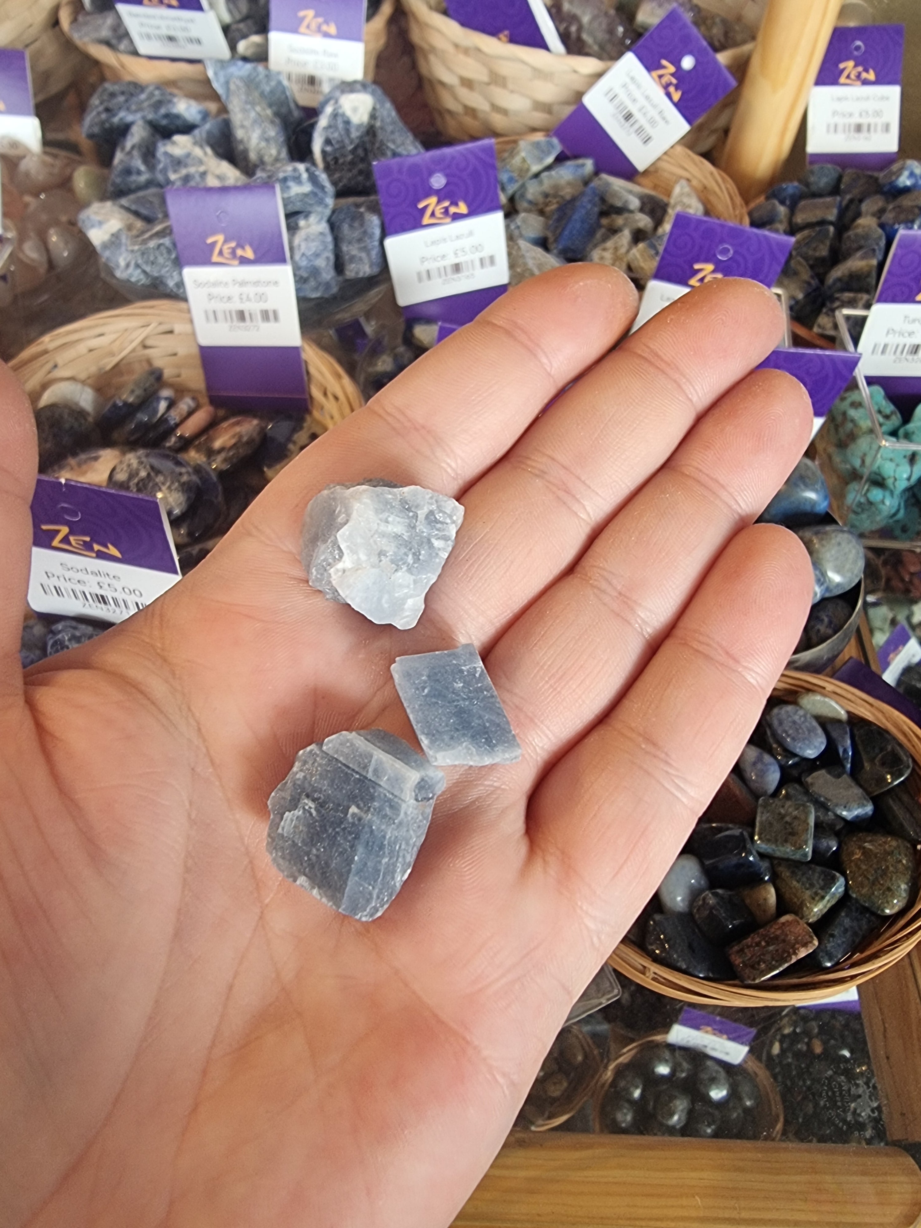 Blue Calcite (Raw)