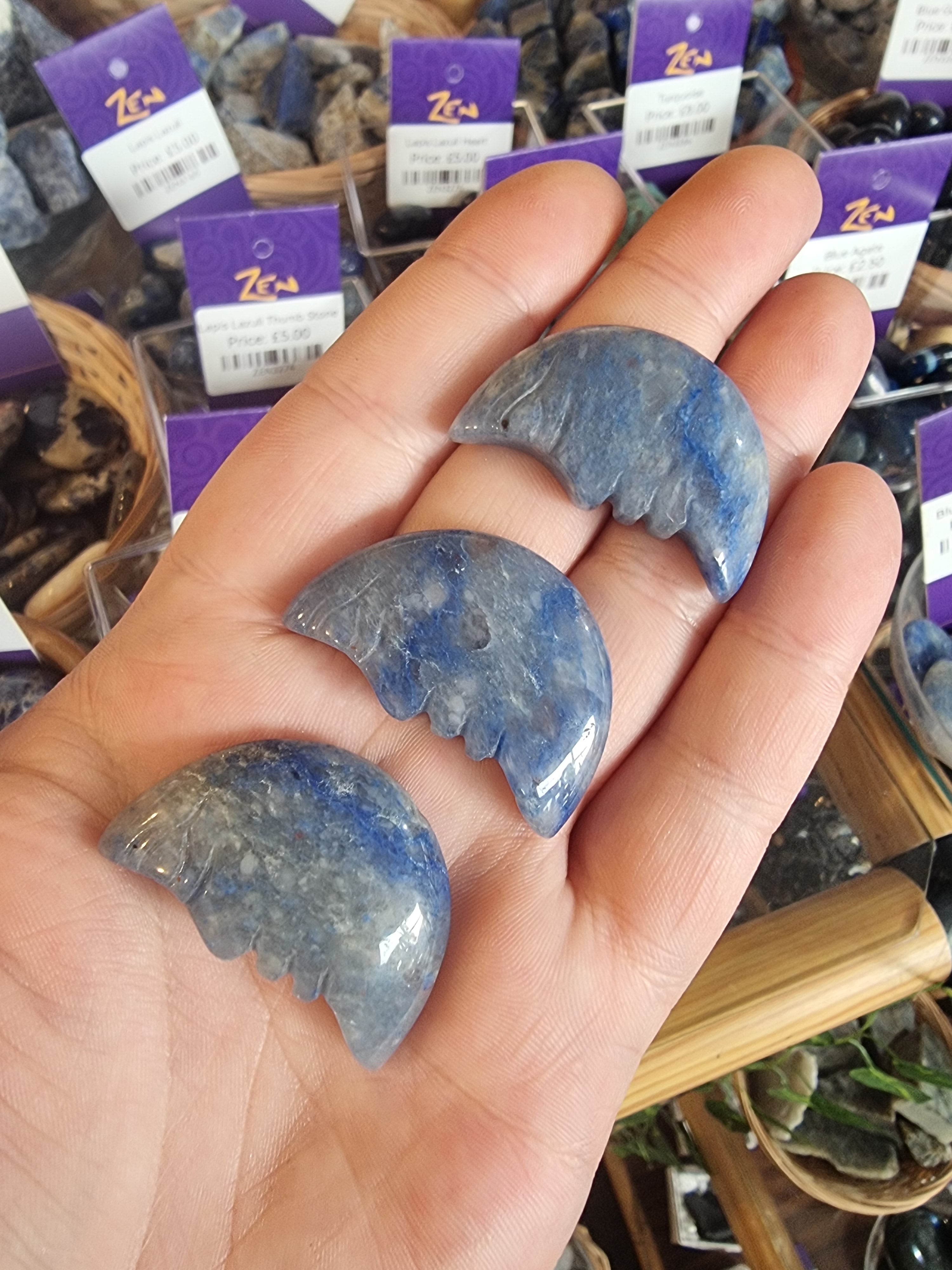 Blue Quartz Moons