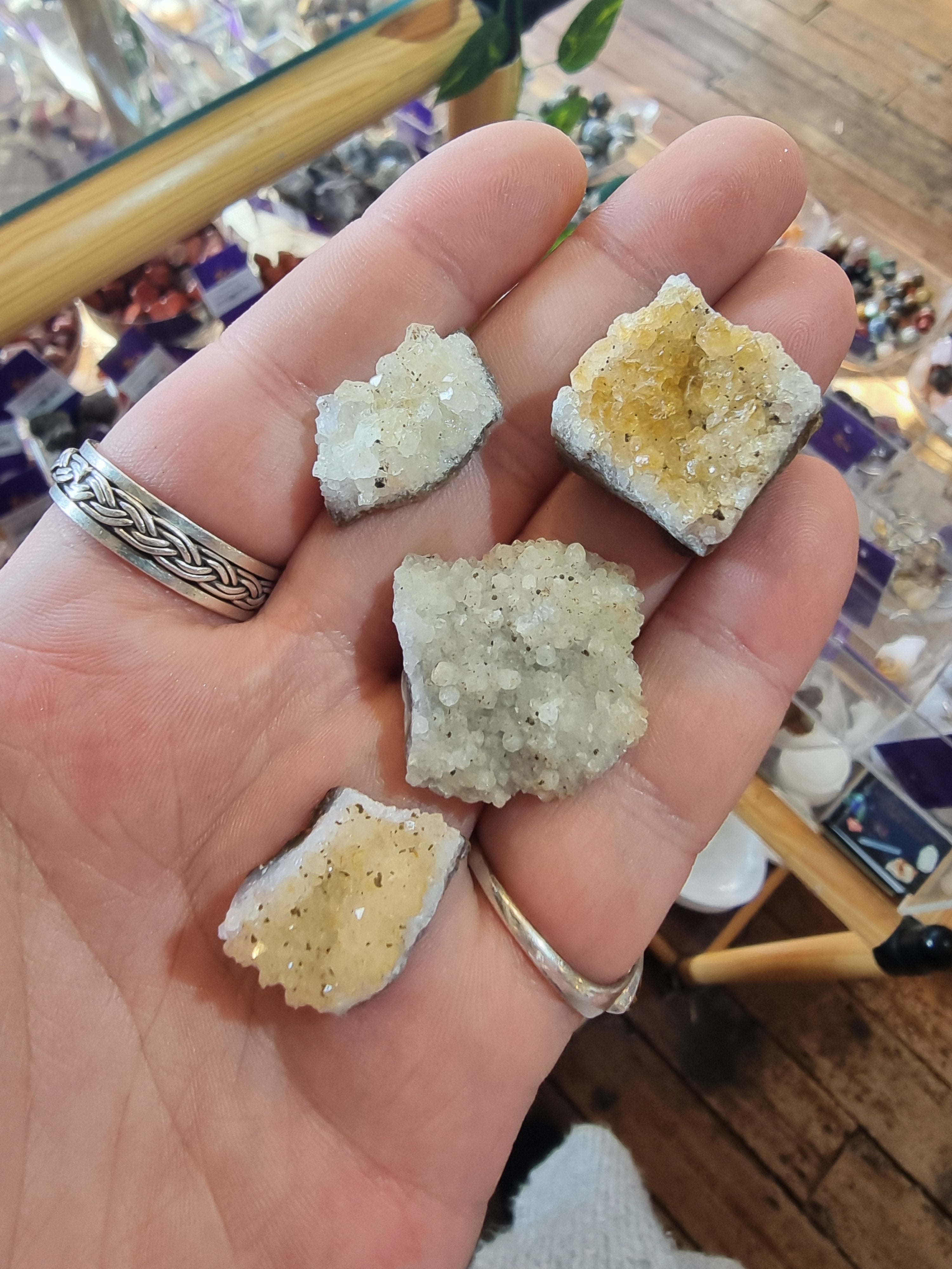 Mini Citrine Cluster