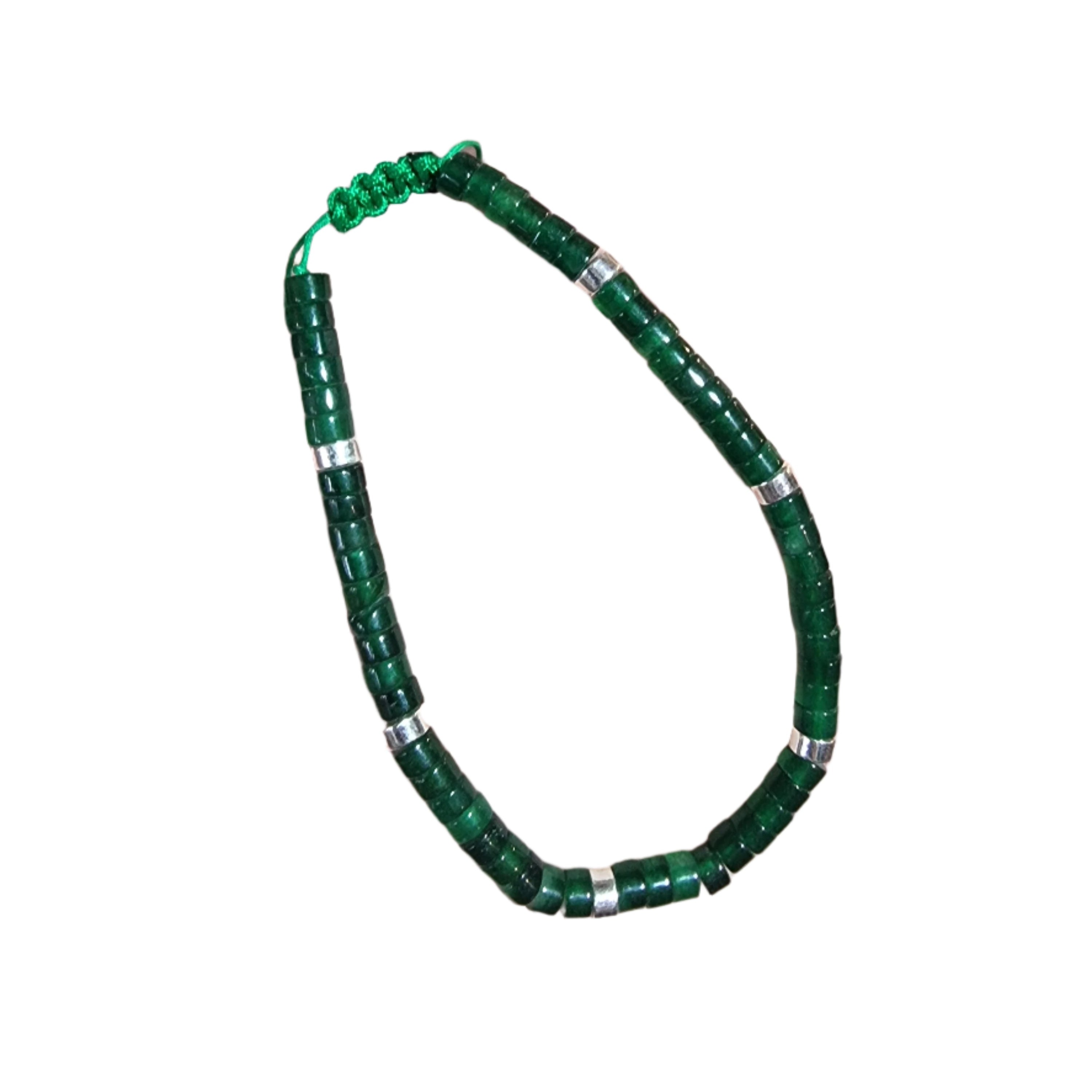 Green Agate String Bracelet