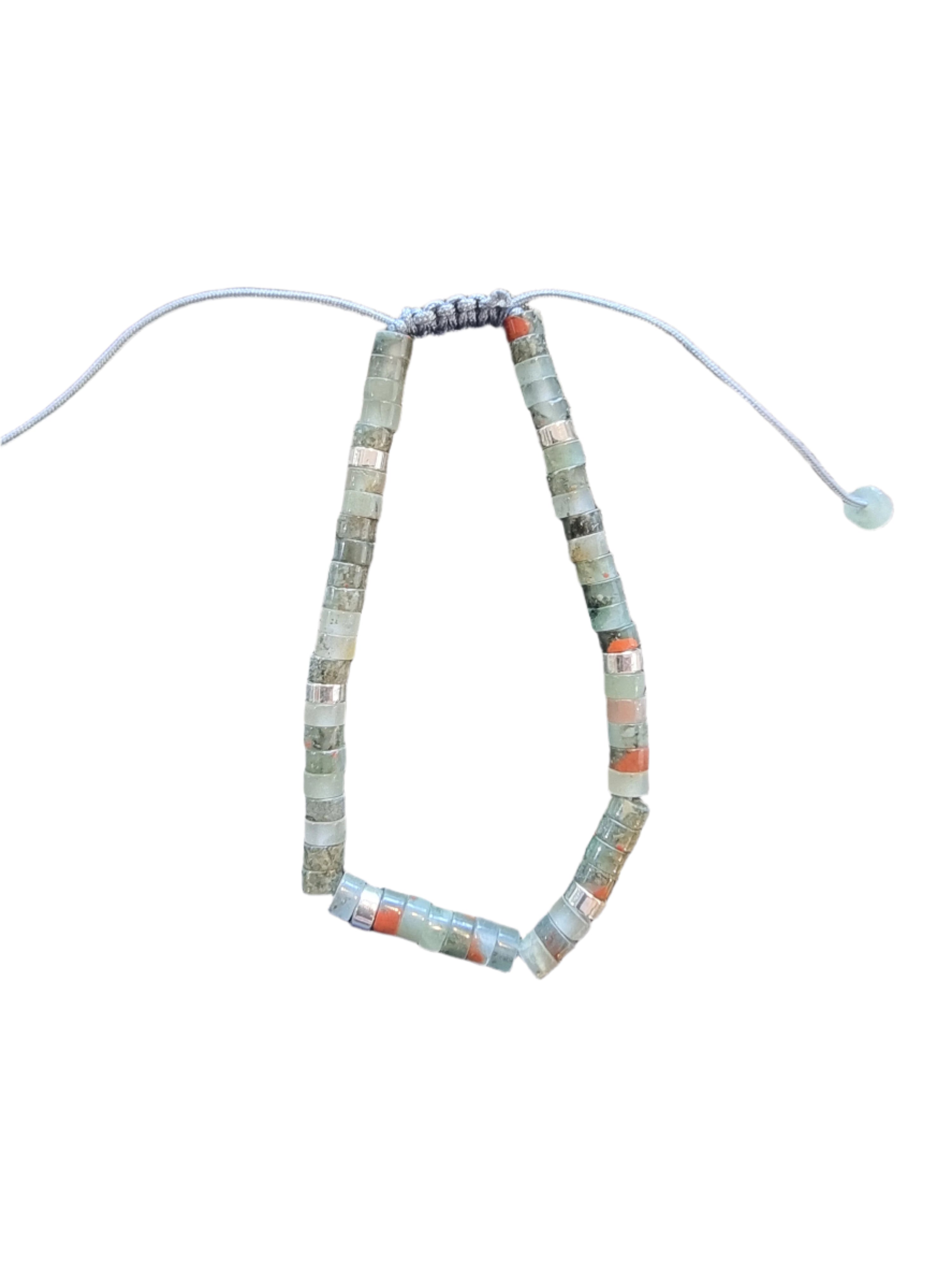 Bloodstone String Bracelet