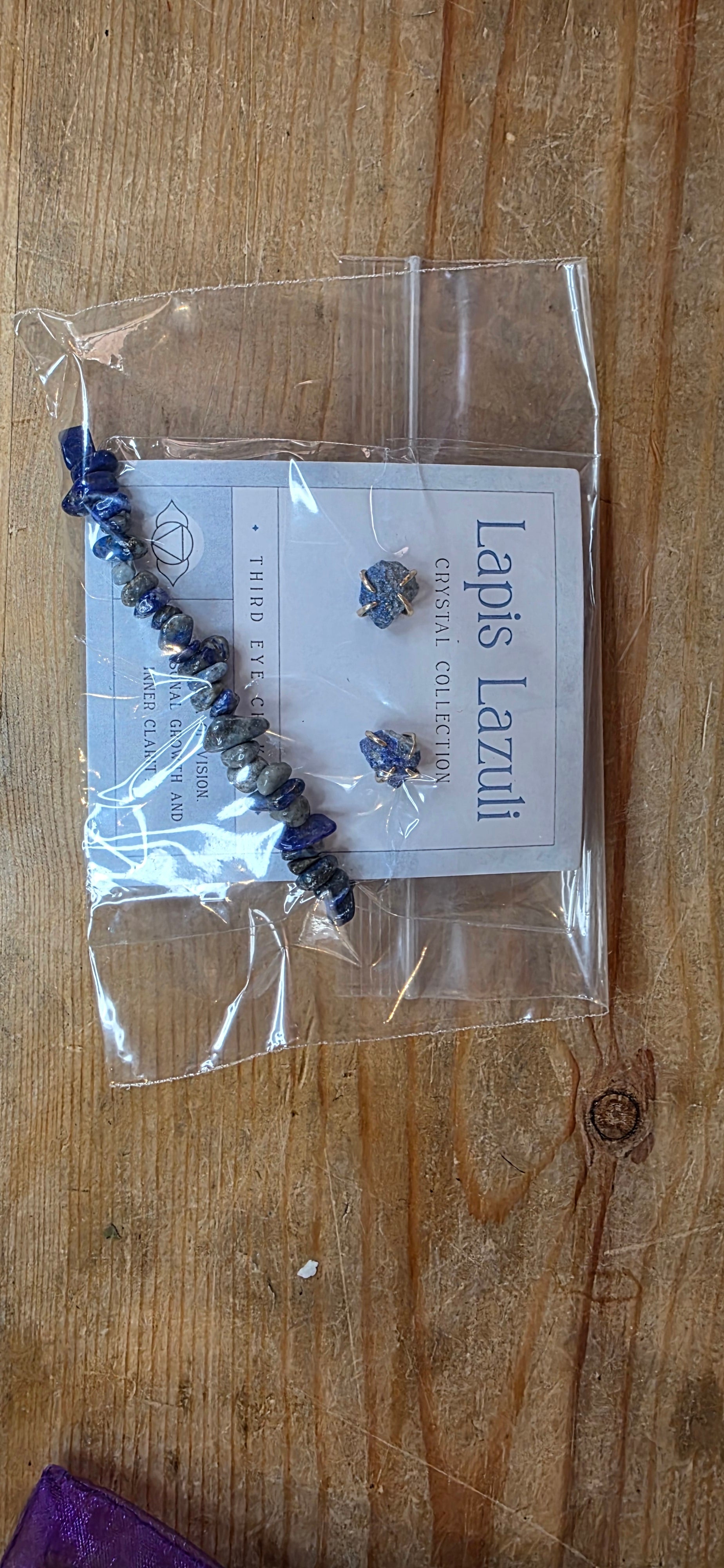 Lapis Lazuli Earring & Bracelet Gift Set
