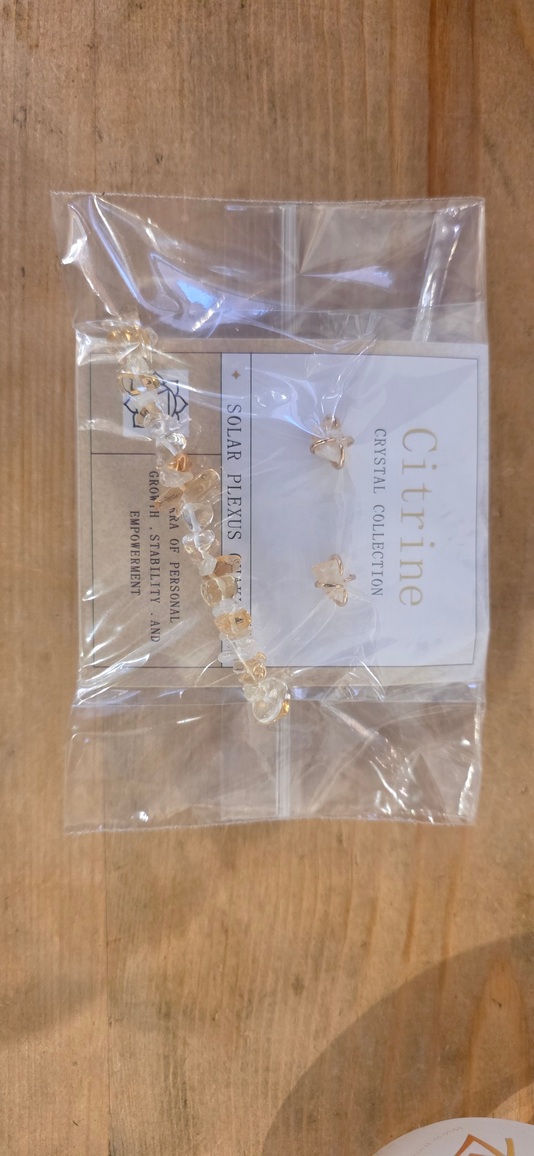 Citrine Earring & Bracelet Gift Set