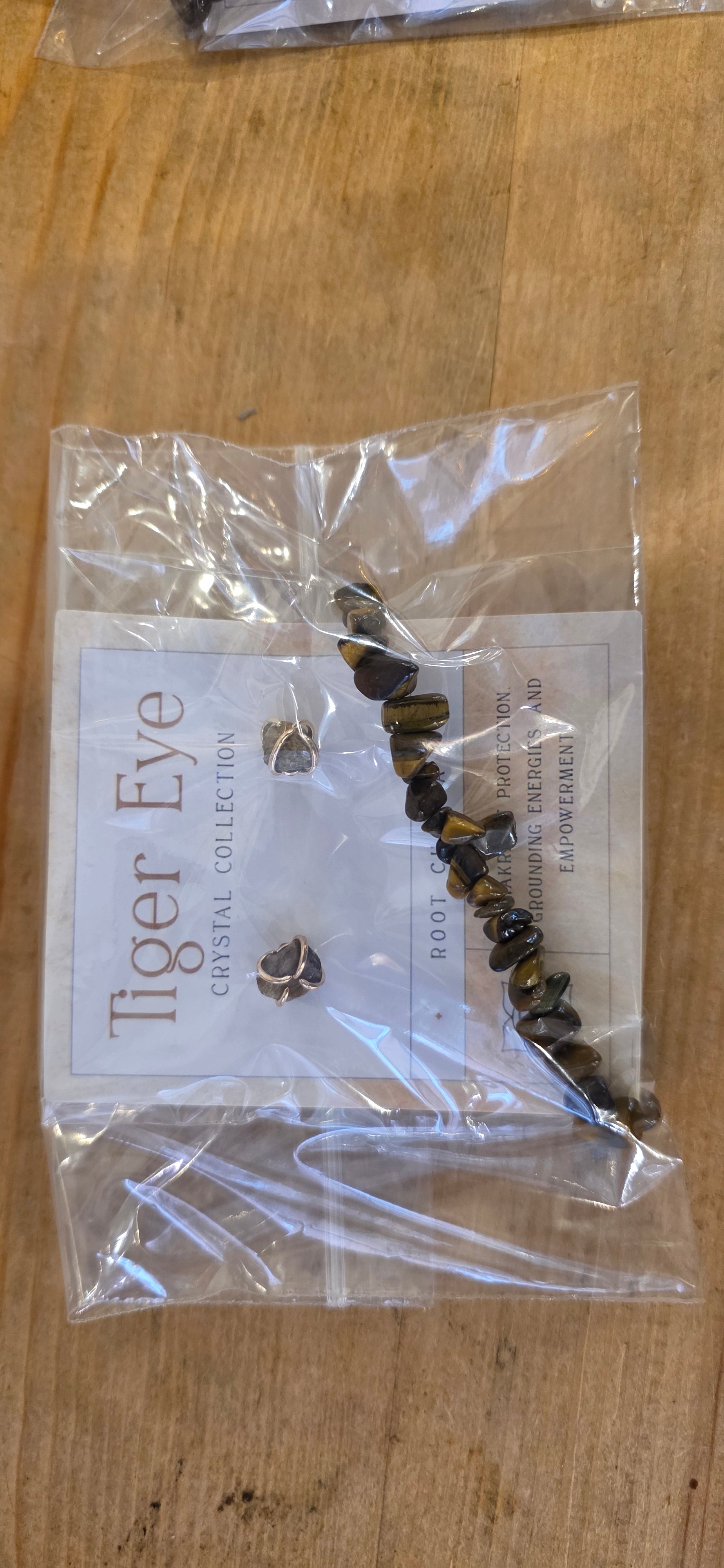 Tiger's Eye Earring & Bracelet Gift Set