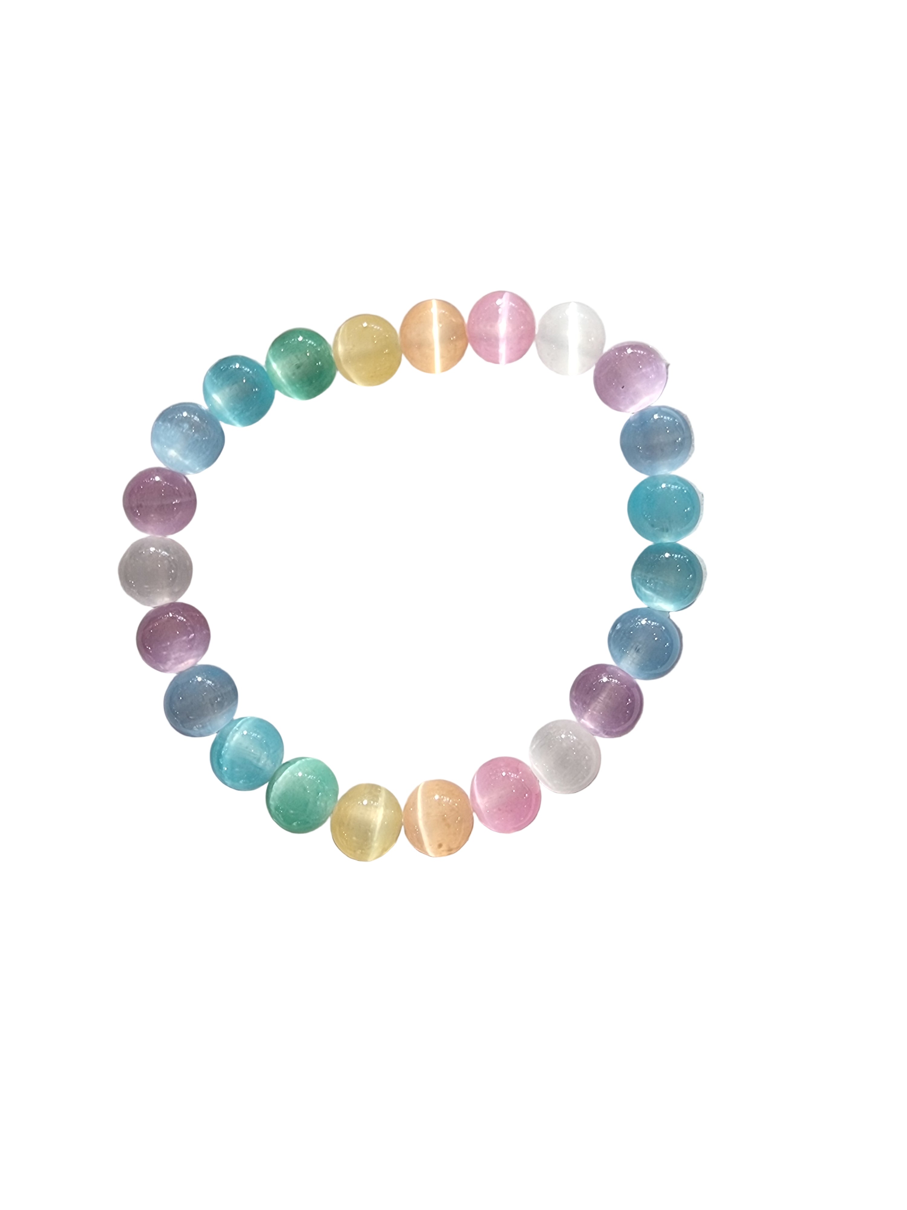 Rainbow Selenite Bracelet