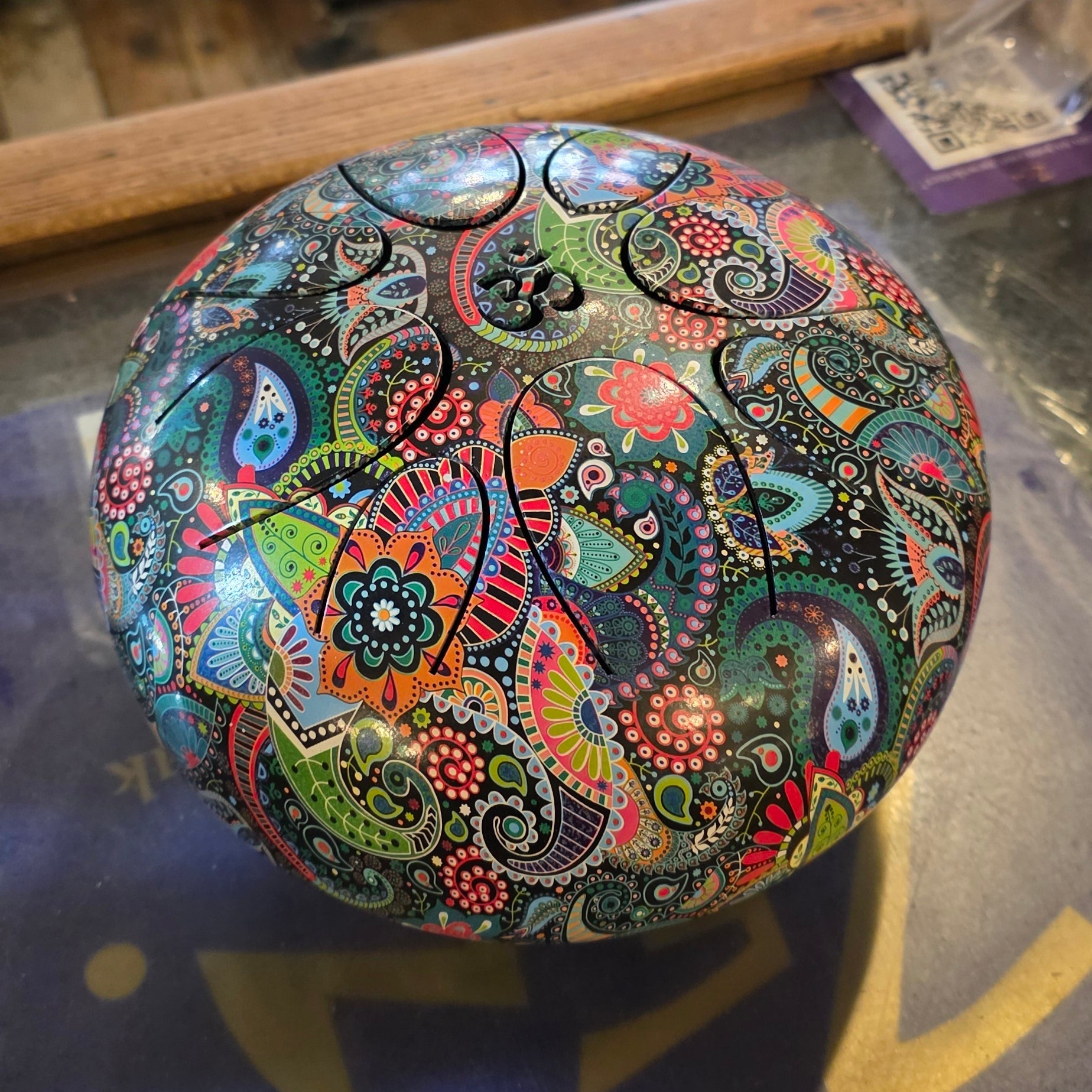 Painted Tongue Drum (8Inch)