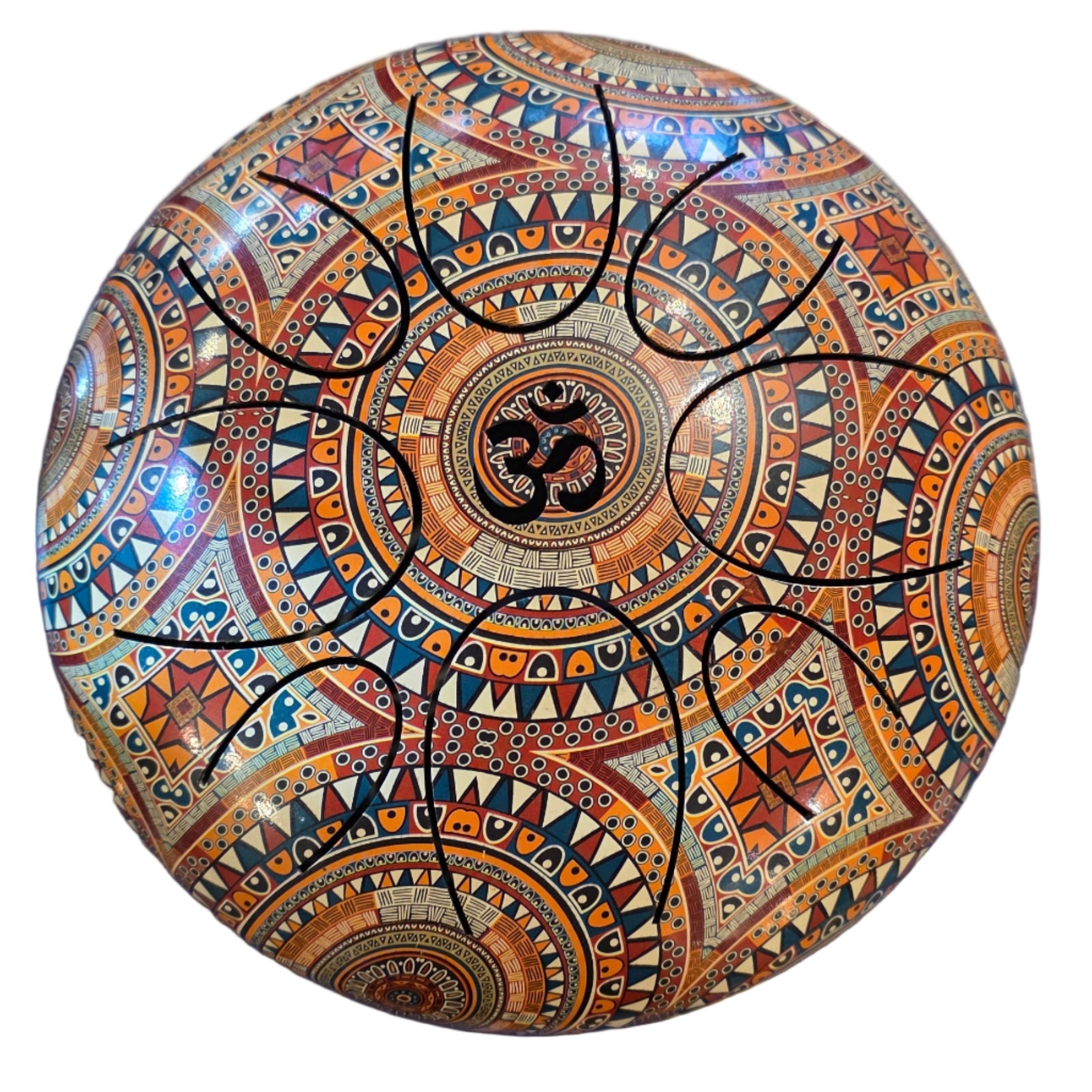 Painted Tongue Drum (8Inch)