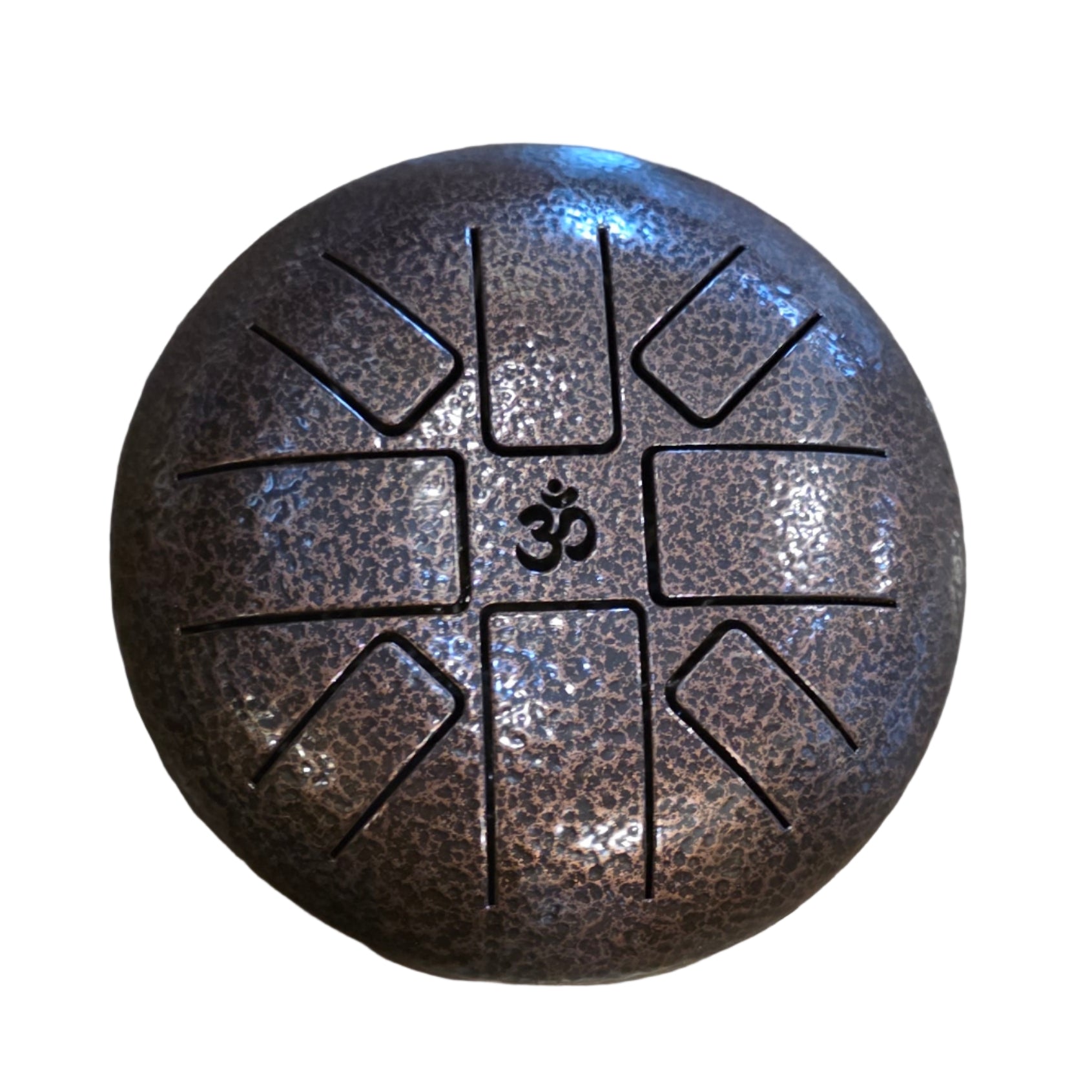 Brown Textured Tongue Drum (6Inch)